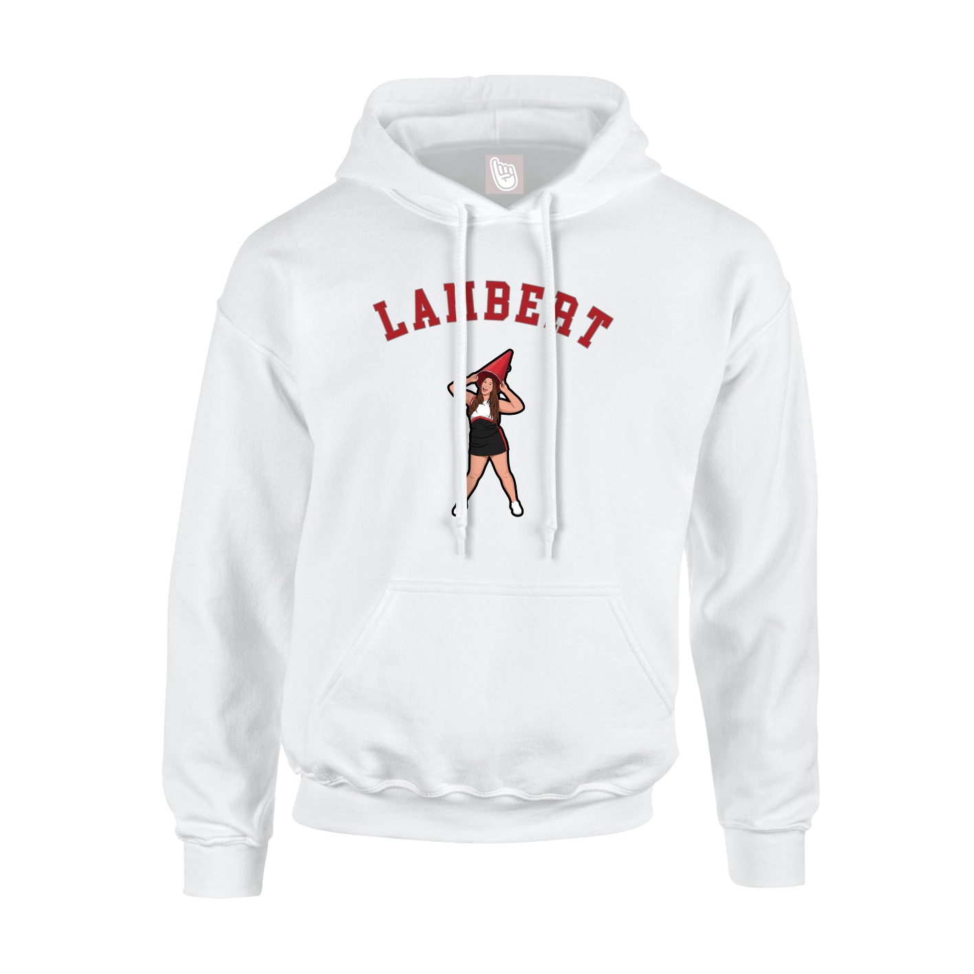 Hoodie — Shirsey Arch in White
