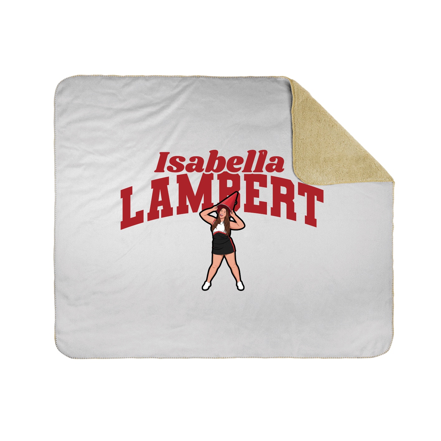 Throw Blanket — Signature Arch in White