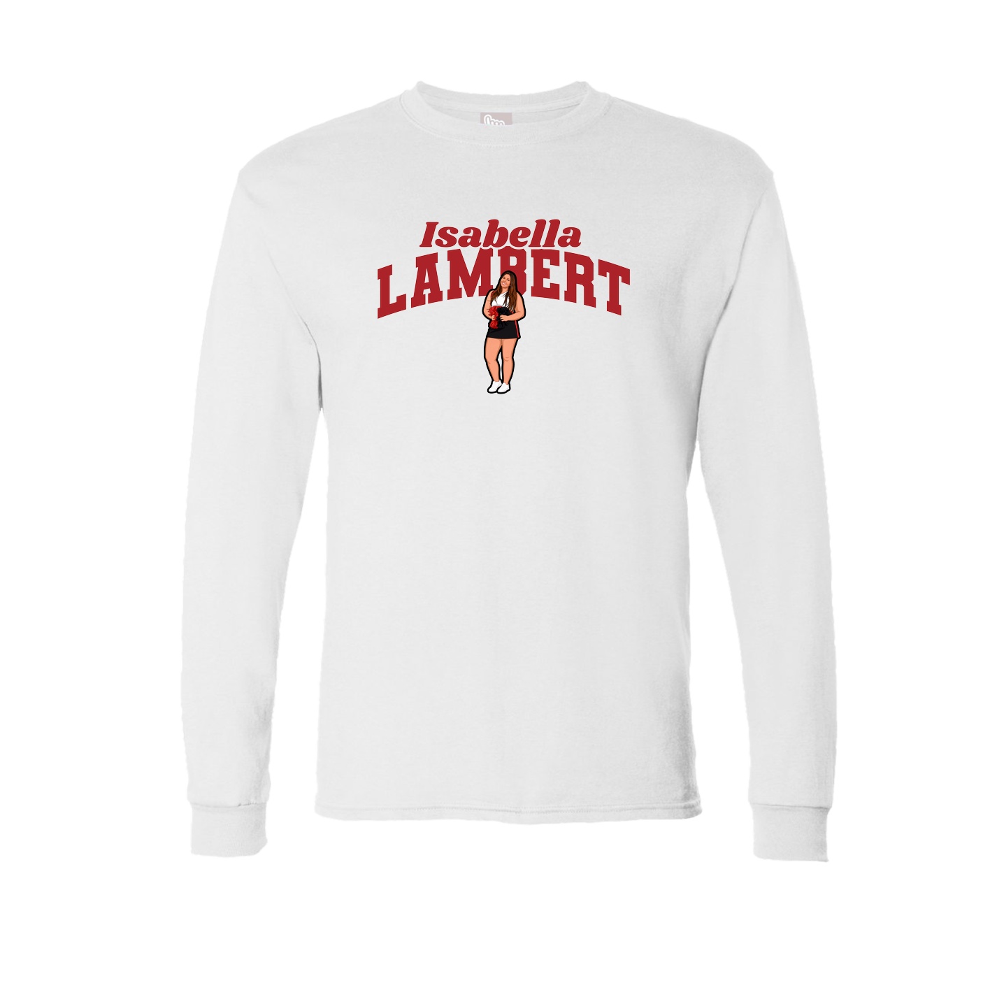 Long Sleeve Tee — Signature Arch in White