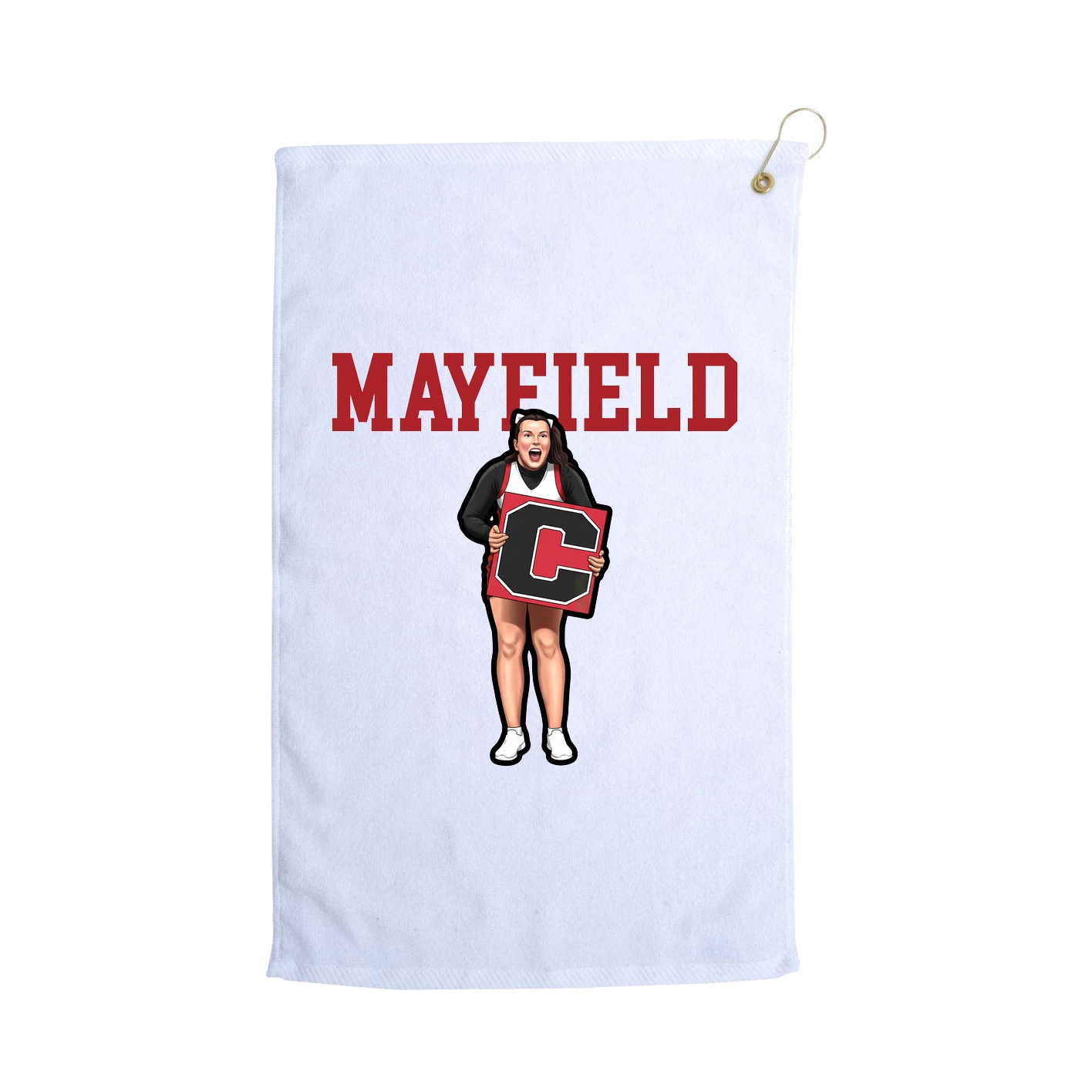 Golf Towel — Shirsey in White