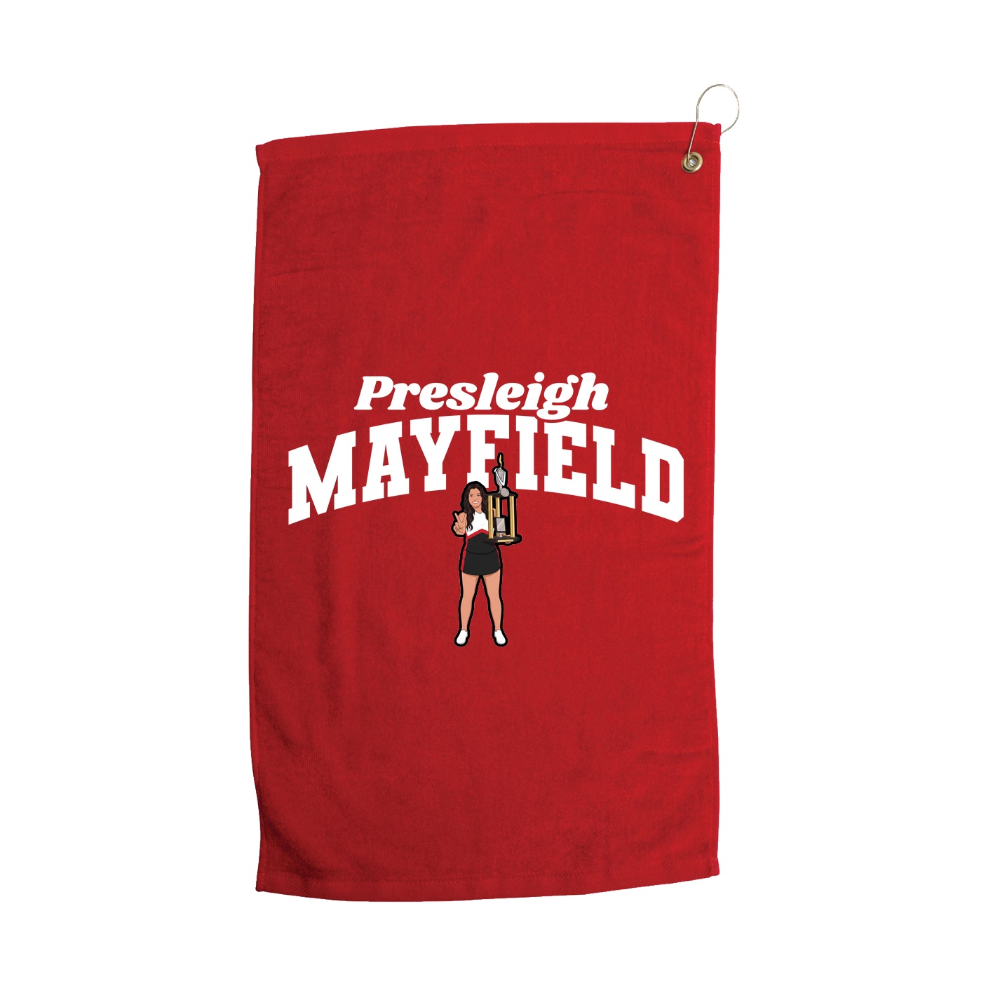 Golf Towel — Signature Arch in Red