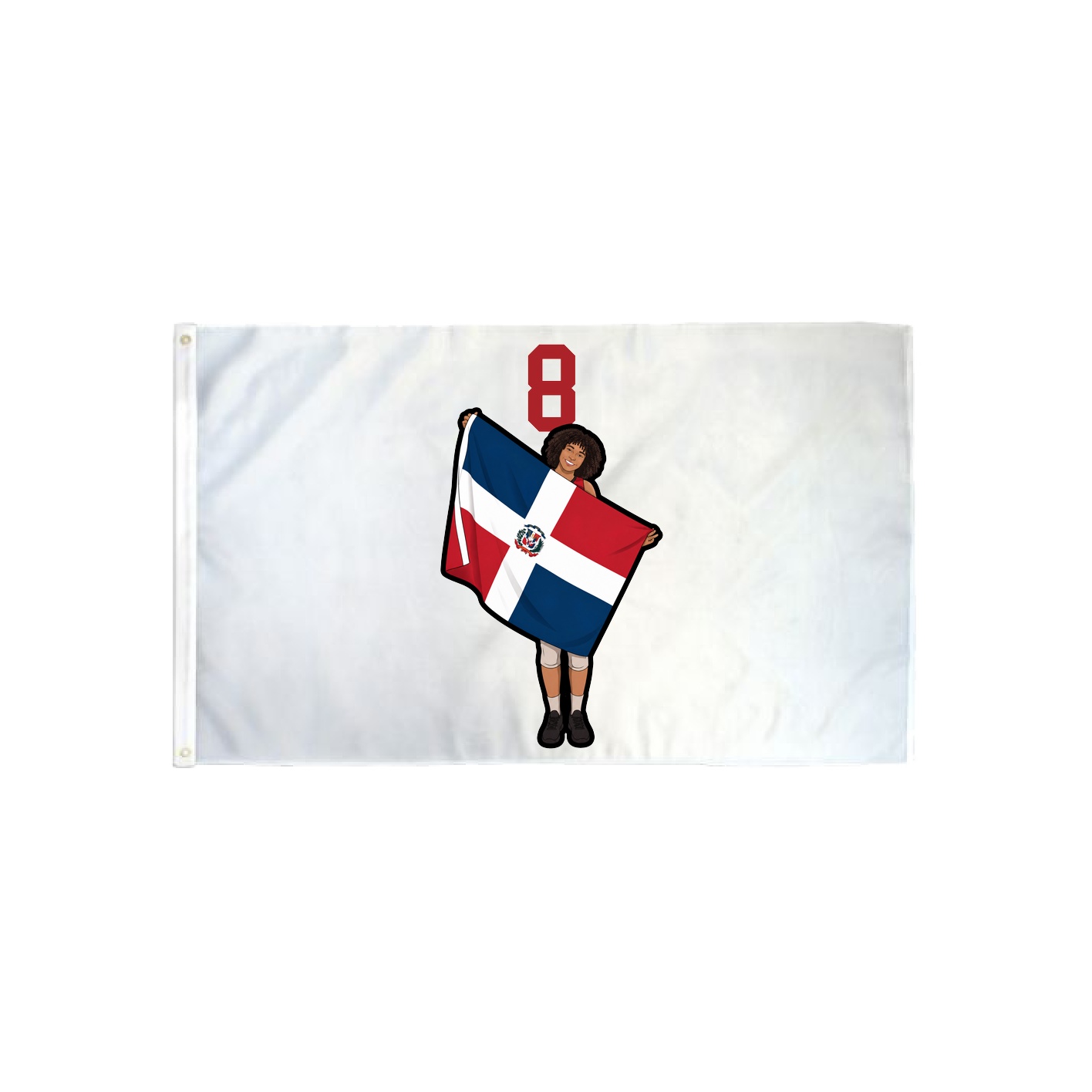 3x5 Flag — Number Top in Classic