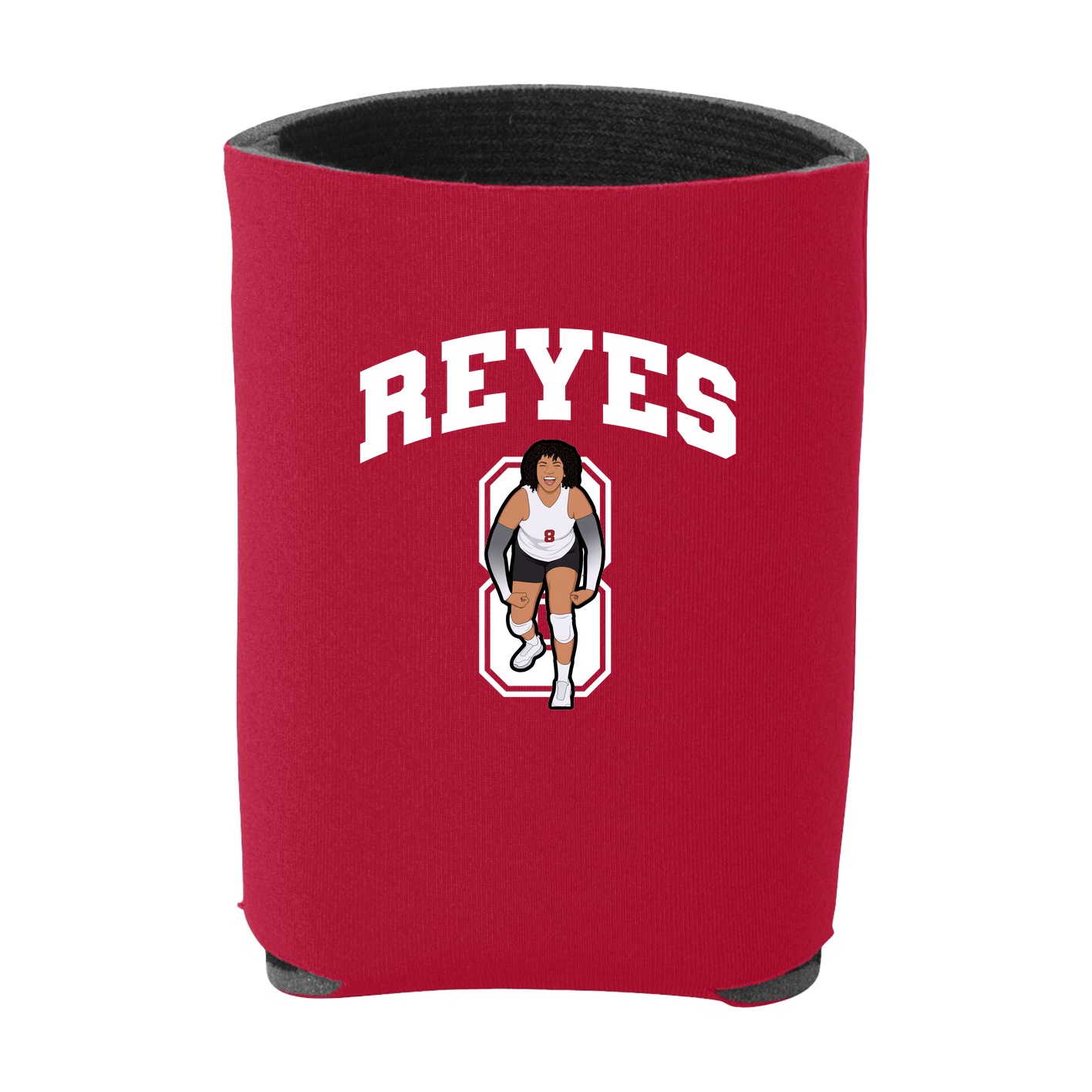 Can Holder — Number in Red