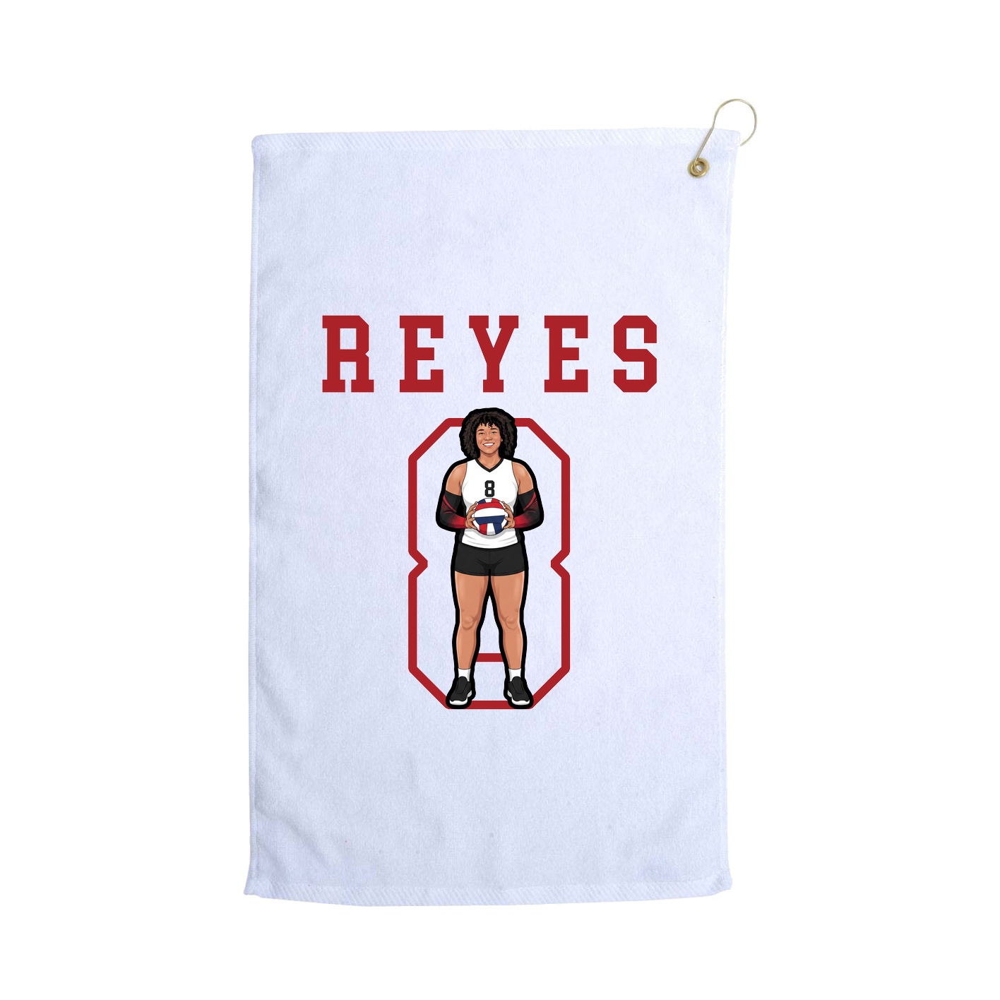 Golf Towel — Shirsey in White