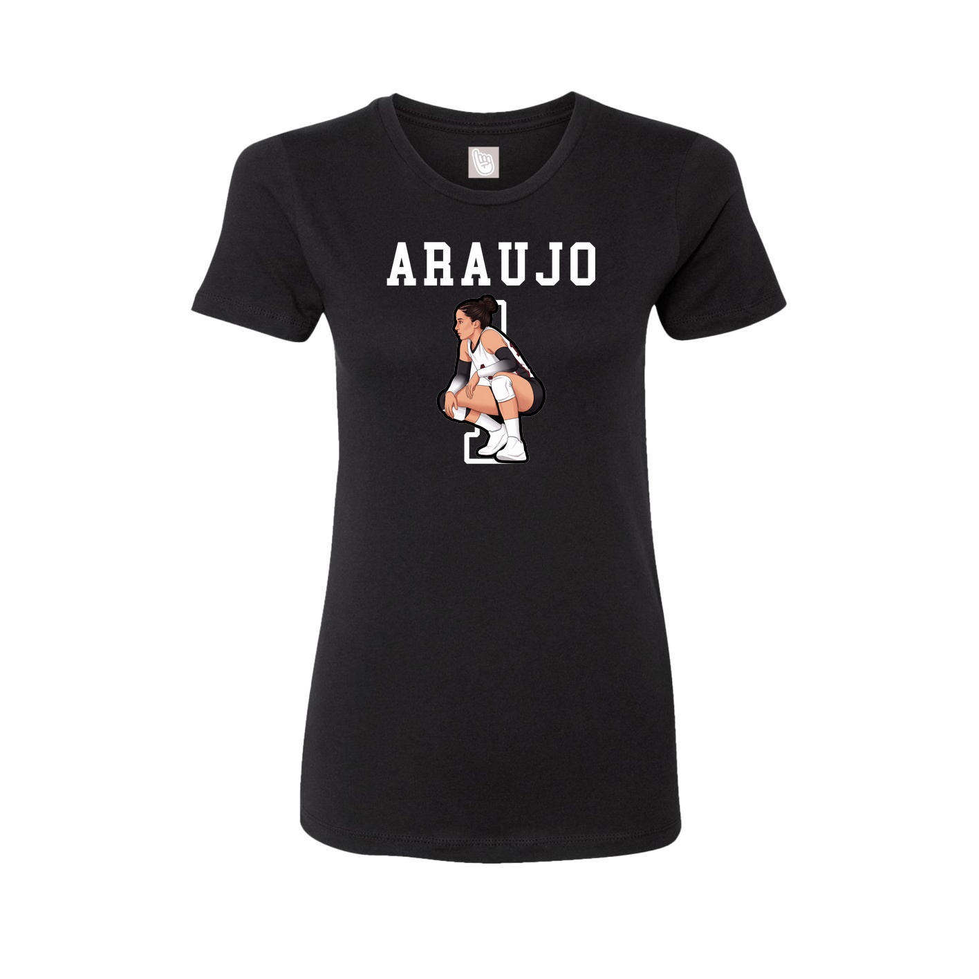 Fitted Women's Tee — Shirsey in Black