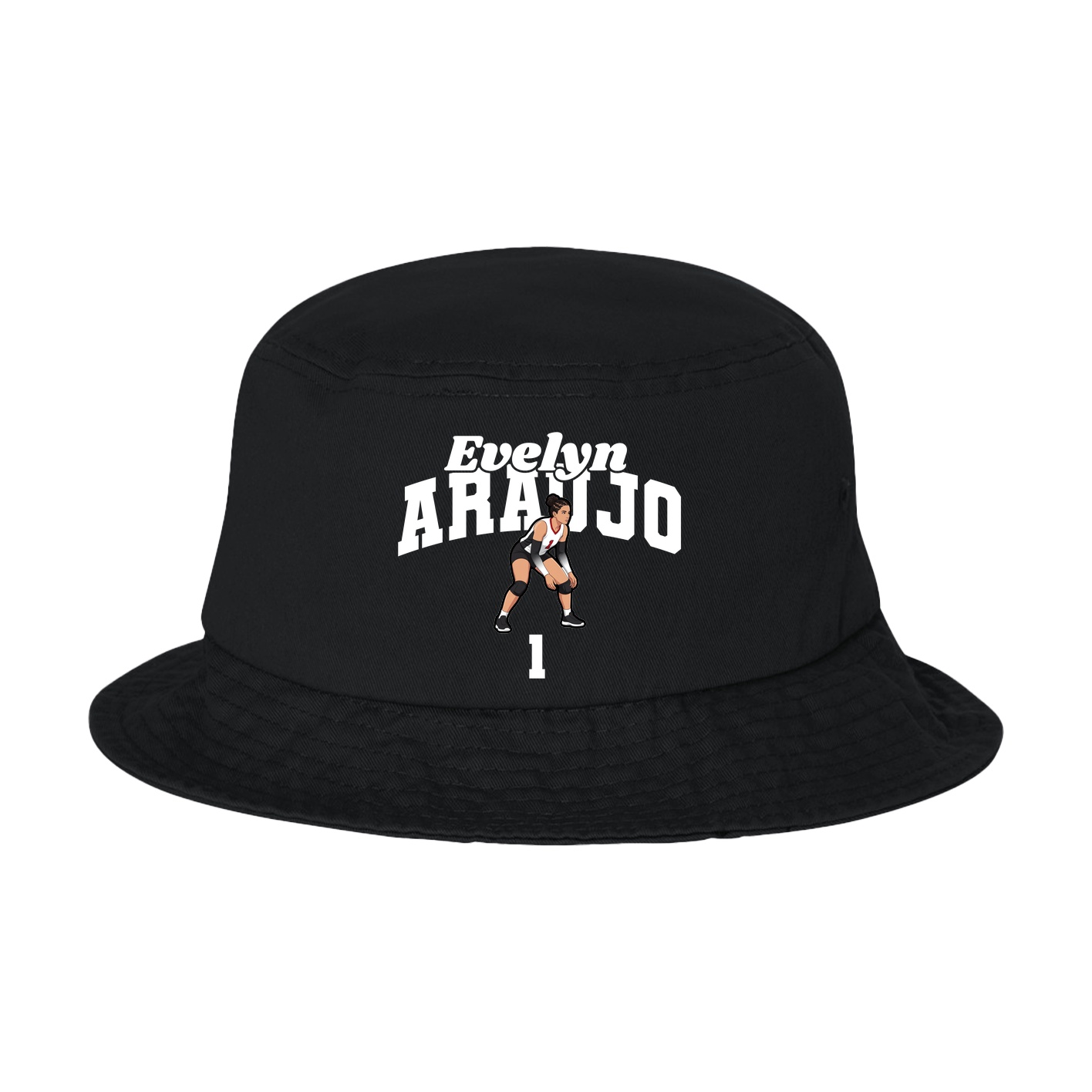Bucket Cap — Signature Arch in Black