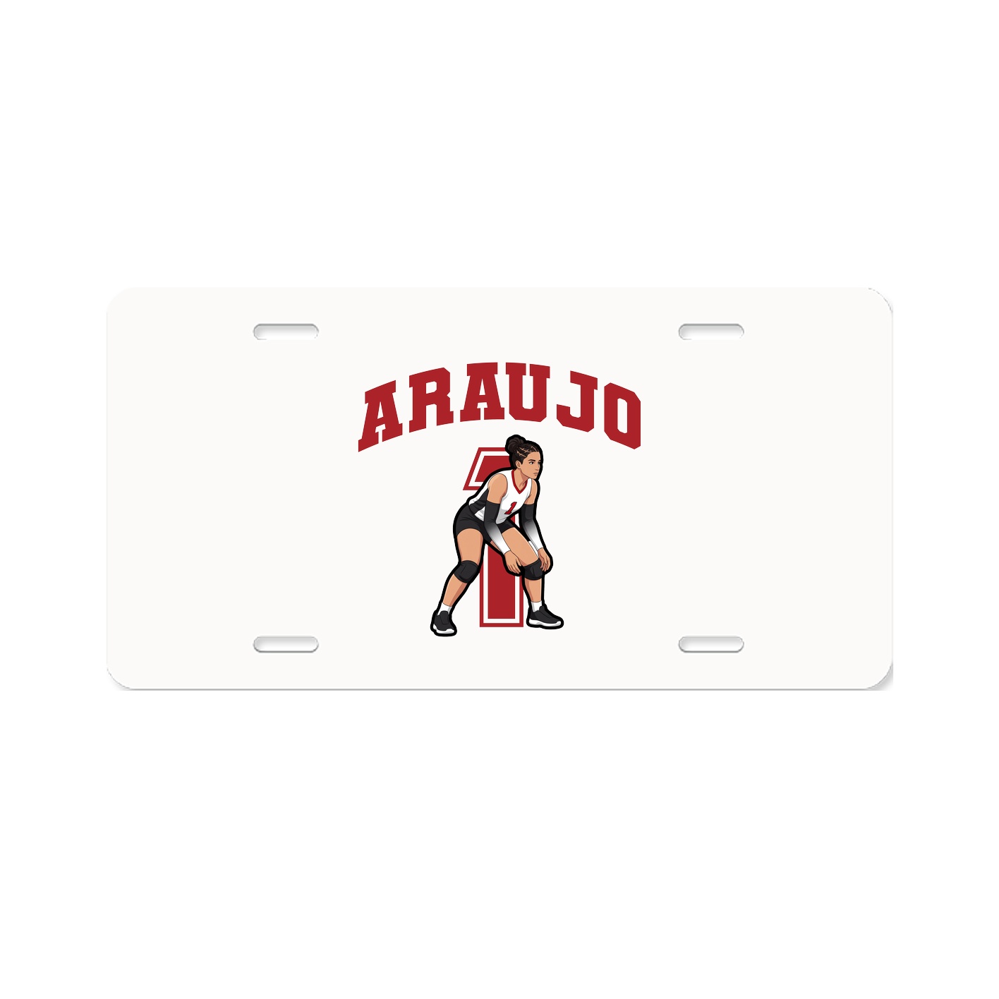 License Plate — Number in Classic