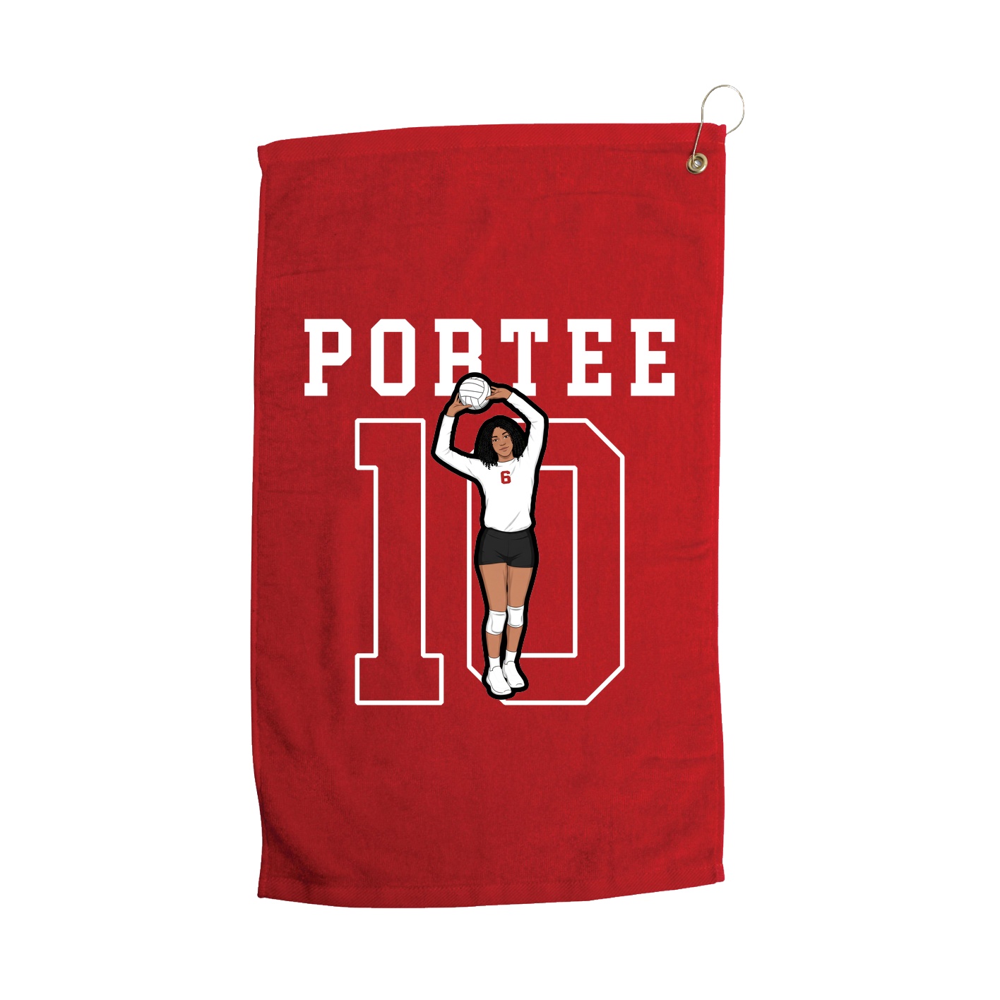 Golf Towel — Shirsey in Red