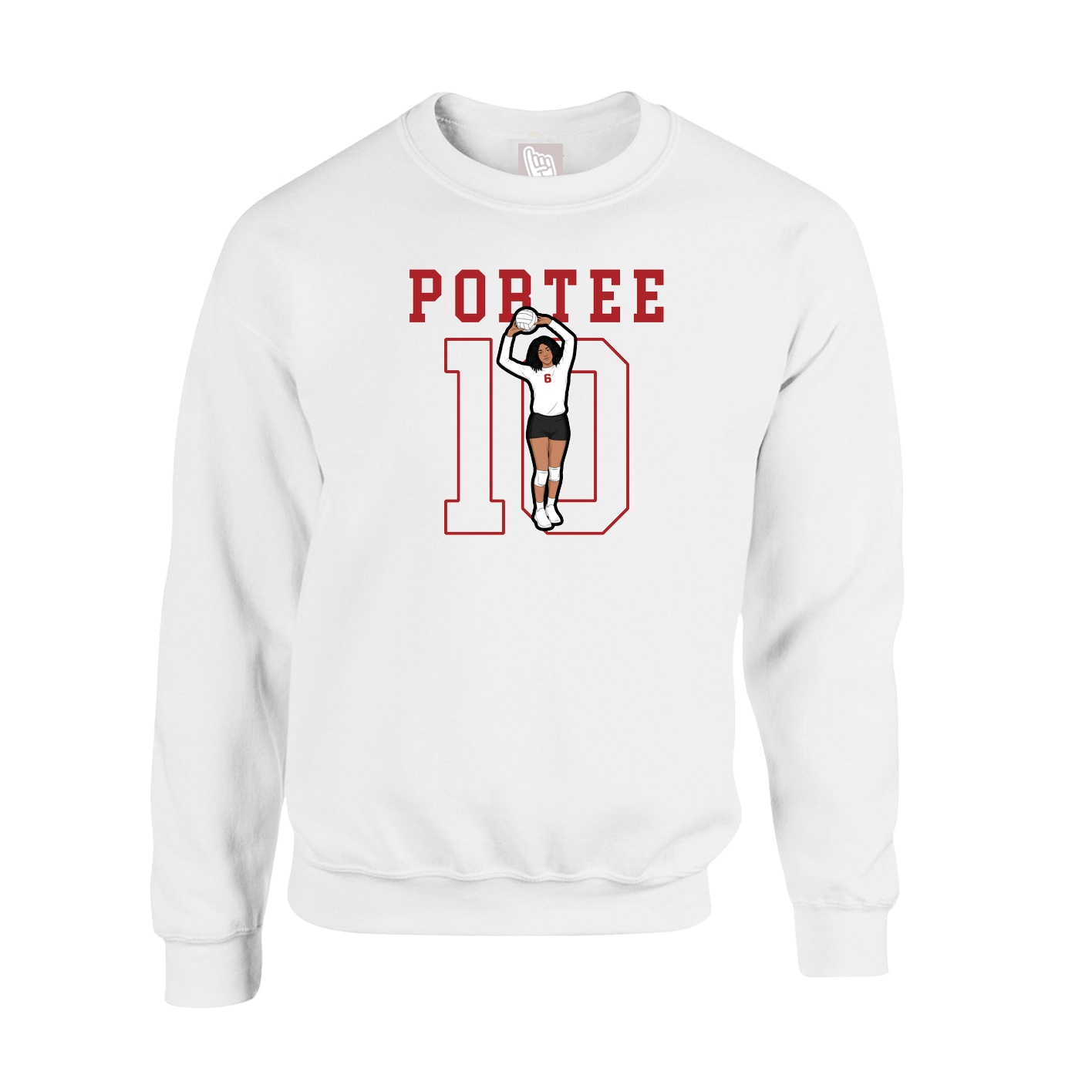 Fleece Crew — Shirsey in White