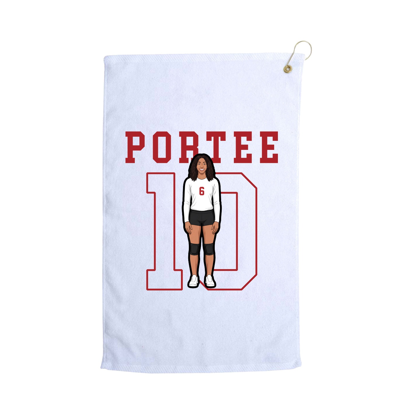 Golf Towel — Shirsey in White