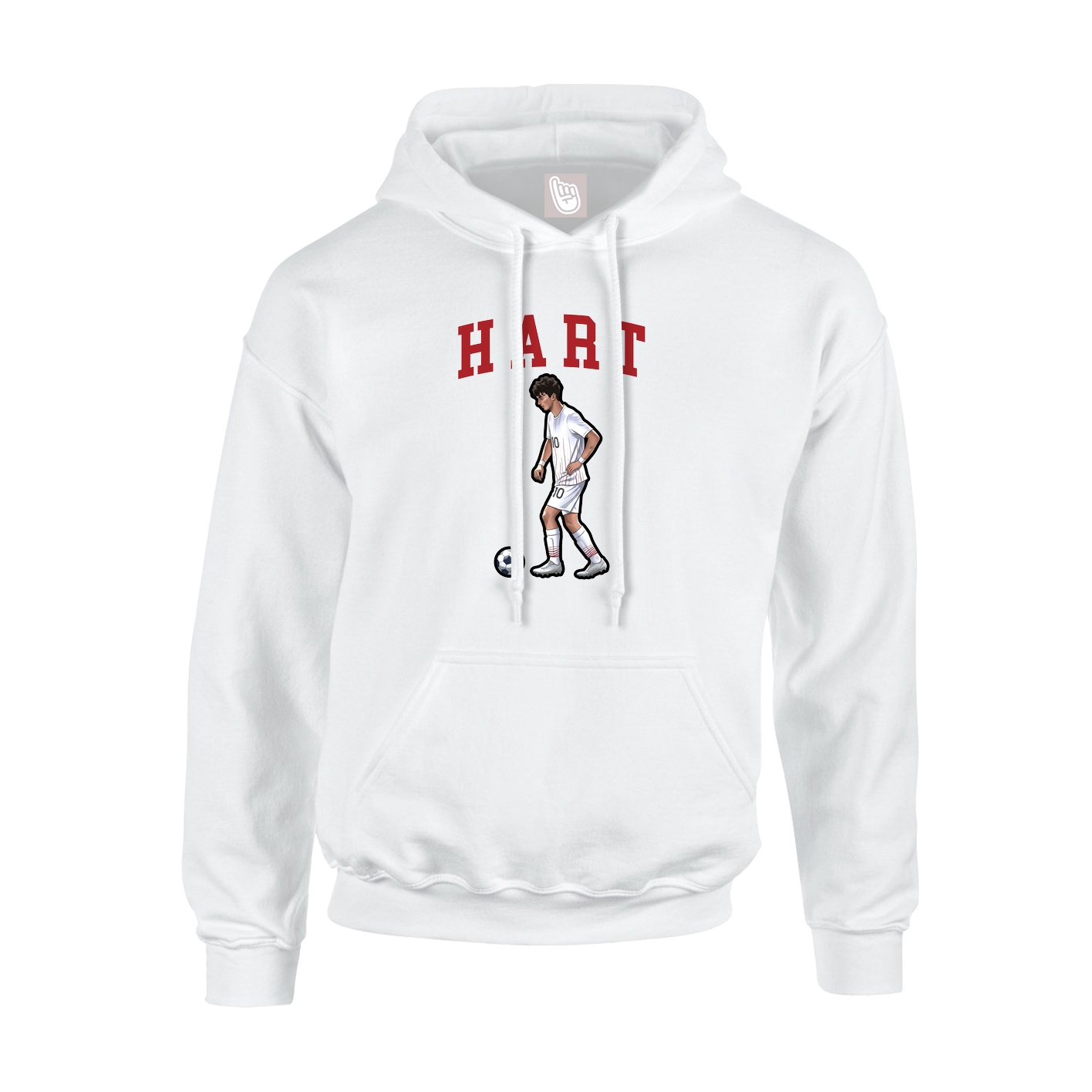 Hoodie — Shirsey in White