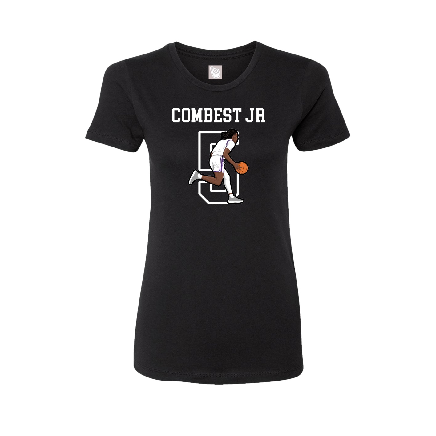 Fitted Women's Tee — Shirsey in Black