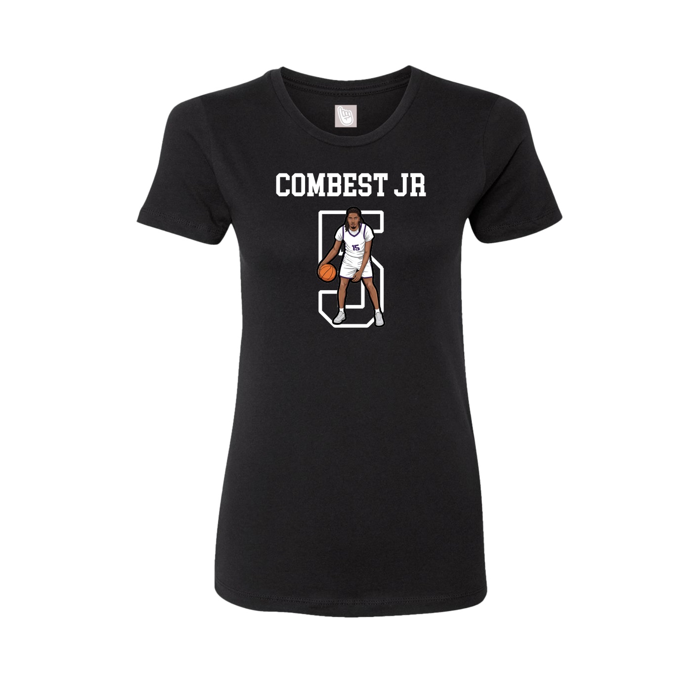 Fitted Women's Tee — Shirsey in Black