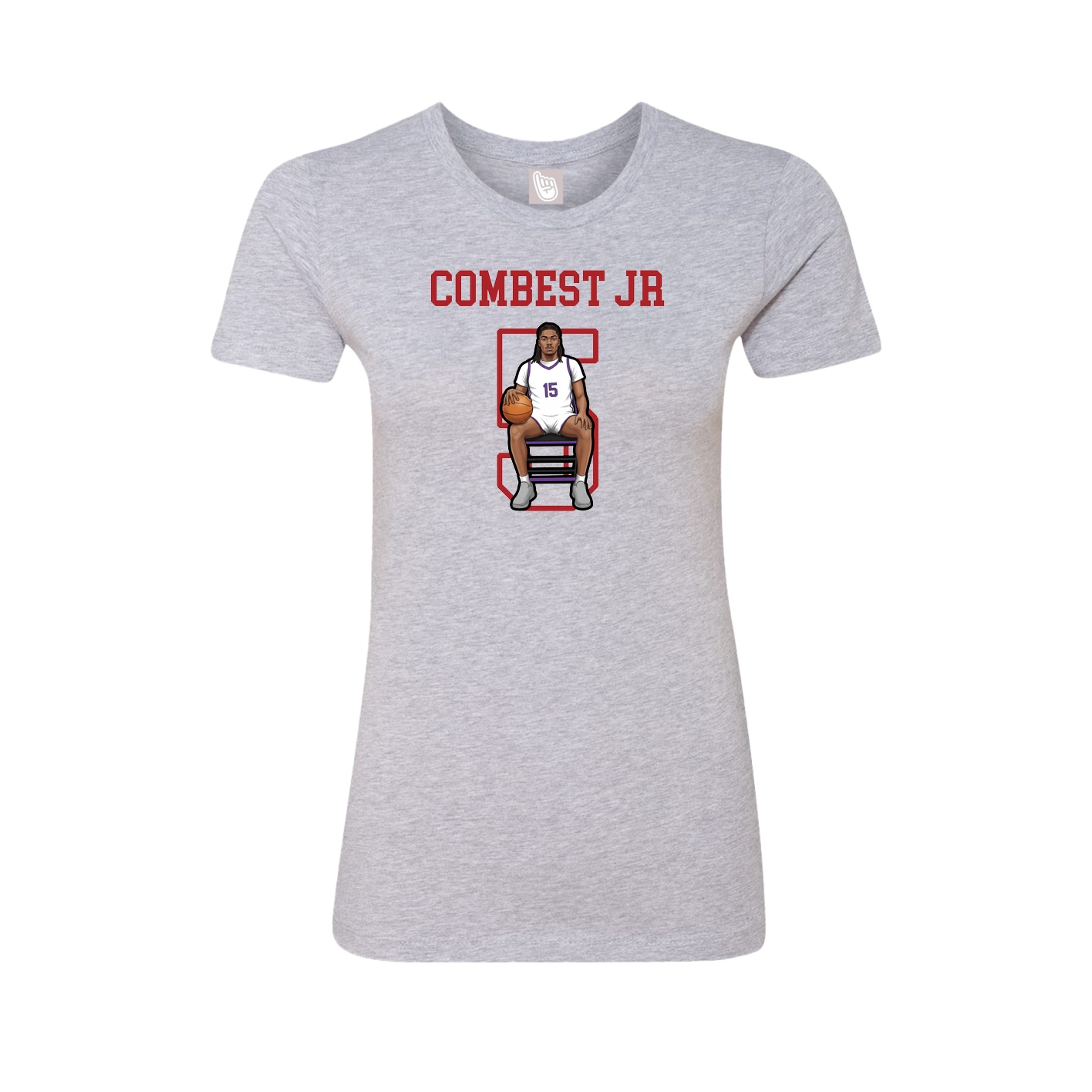 Fitted Women's Tee — Shirsey in Grey