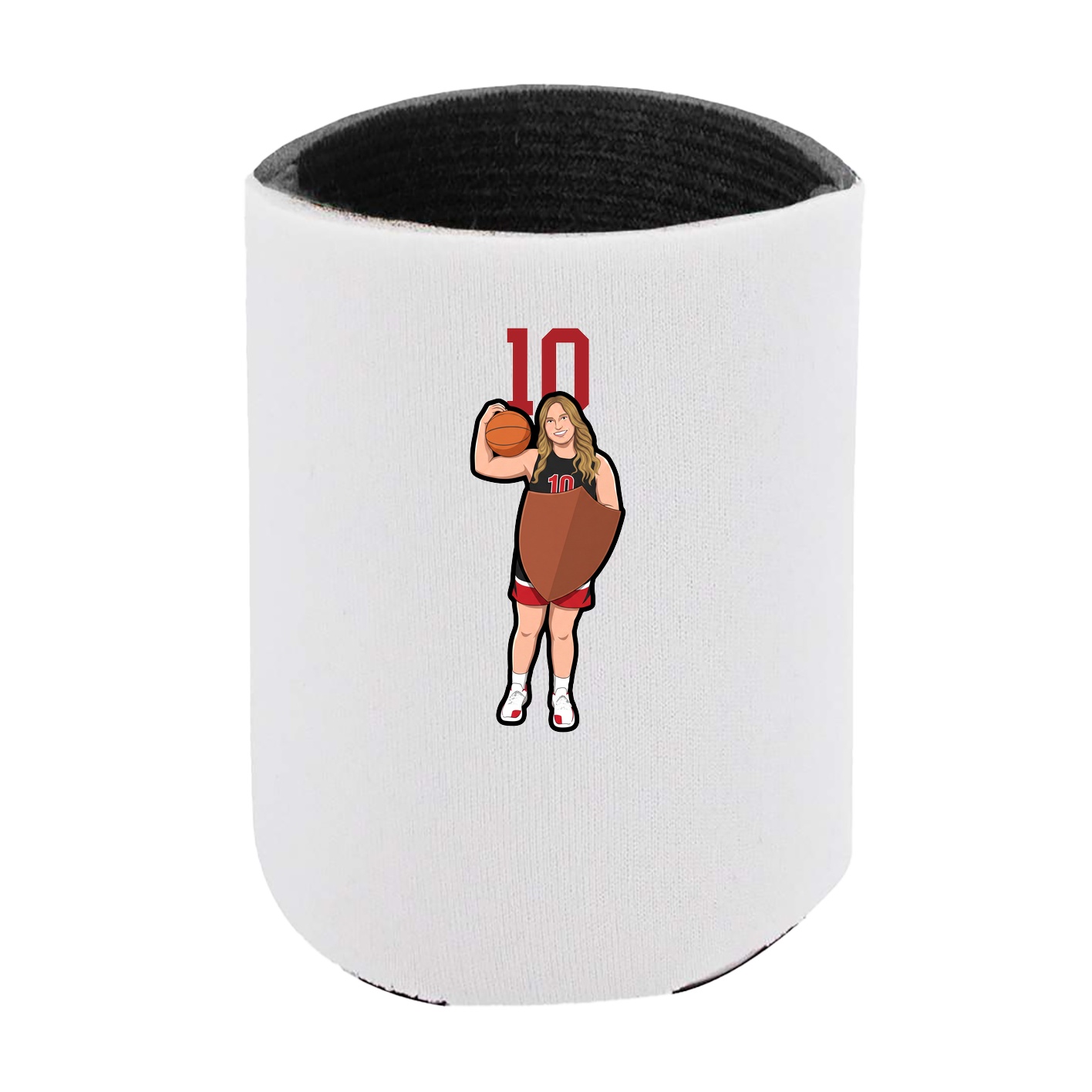 Can Holder — Number Top in White