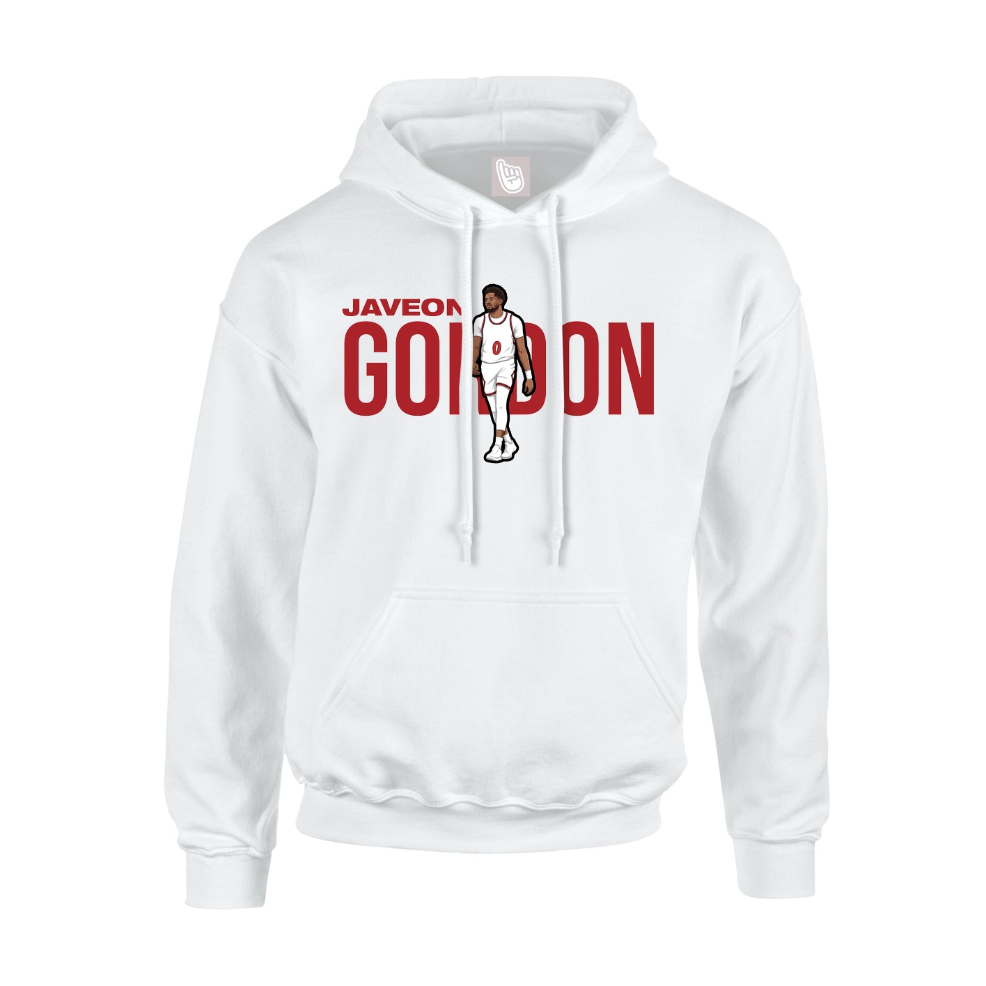Hoodie — Player Name in White