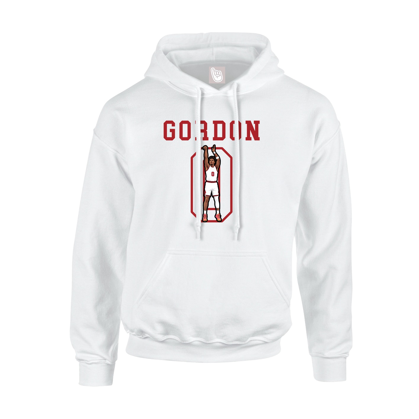 Hoodie — Shirsey in White