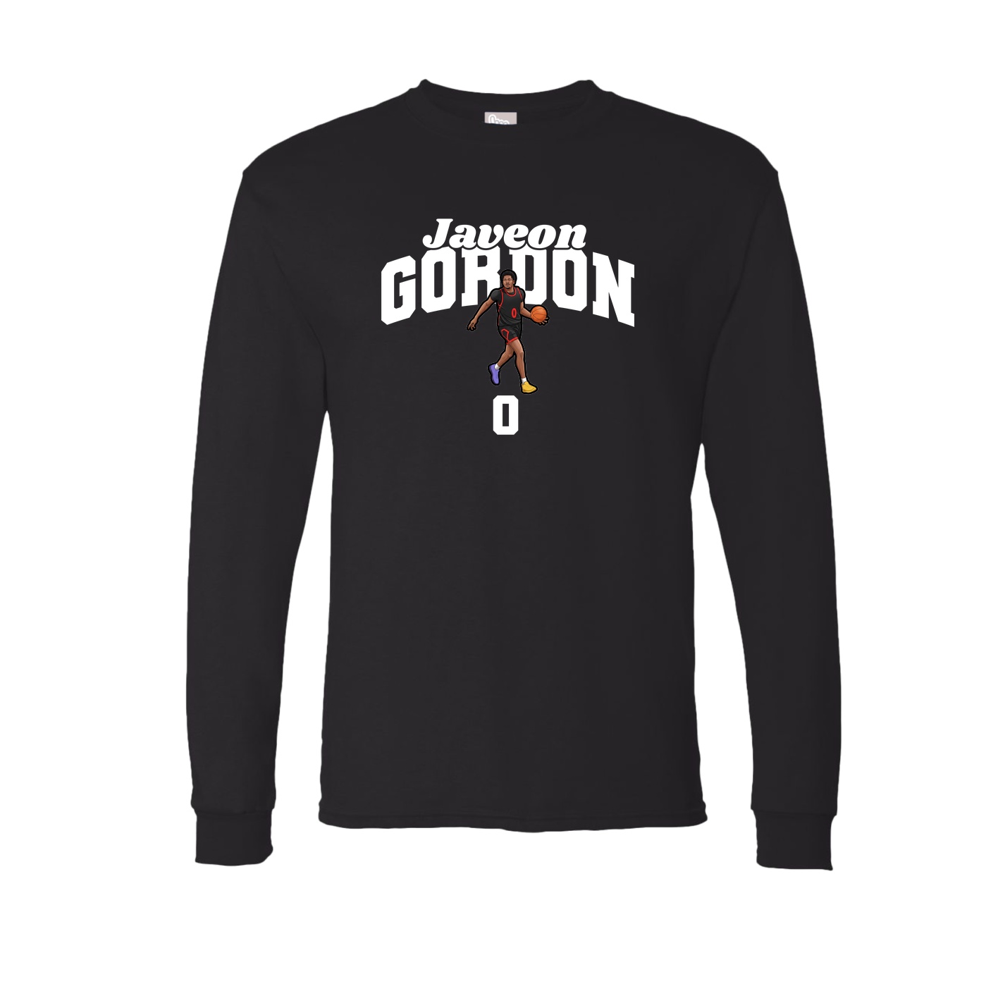 Long Sleeve Tee — Signature Arch in Black
