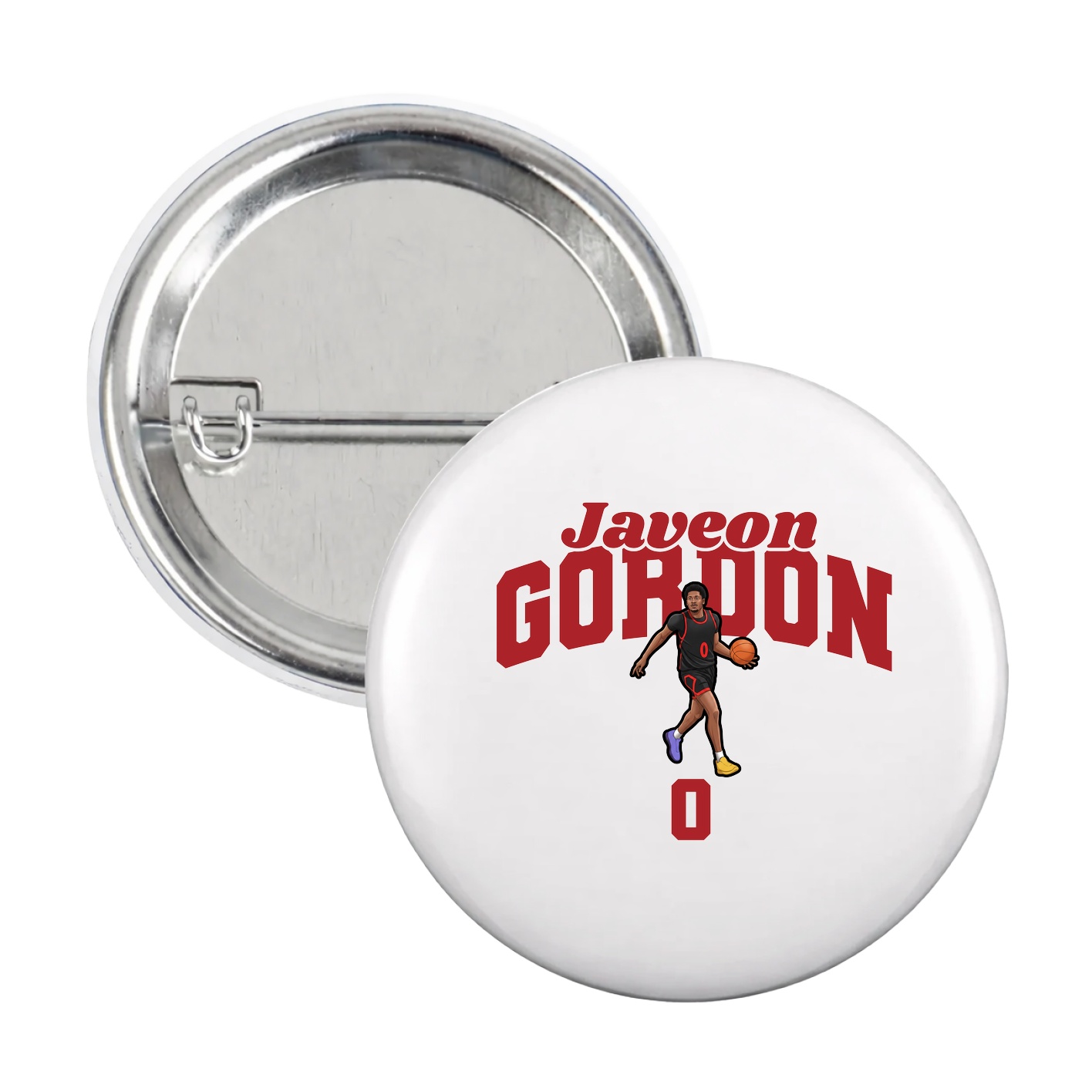 Game Day Button — Signature Arch in White