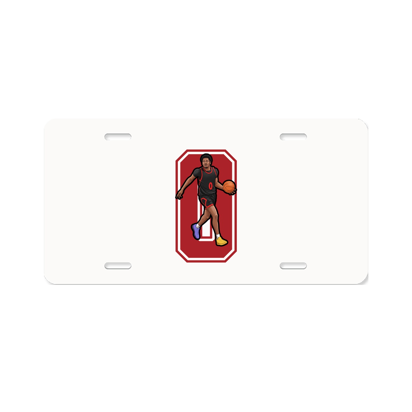 License Plate — Number in Classic