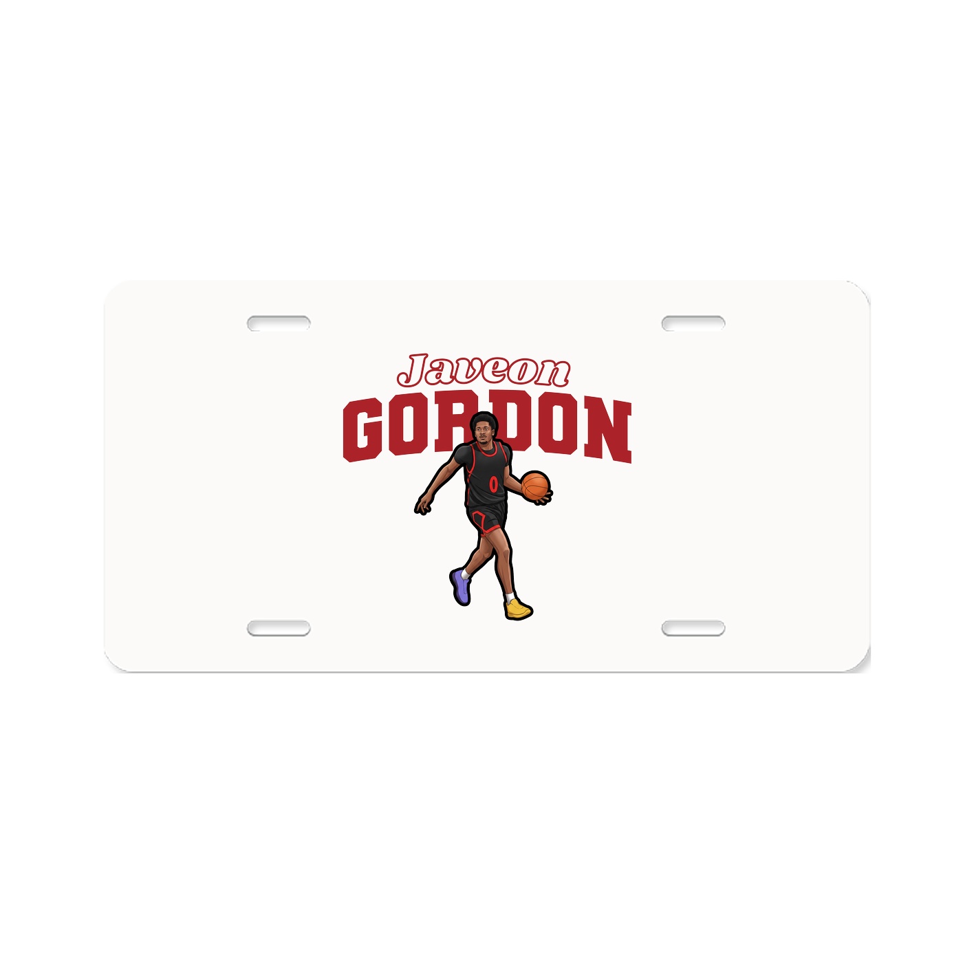 License Plate — Name Arch in Classic