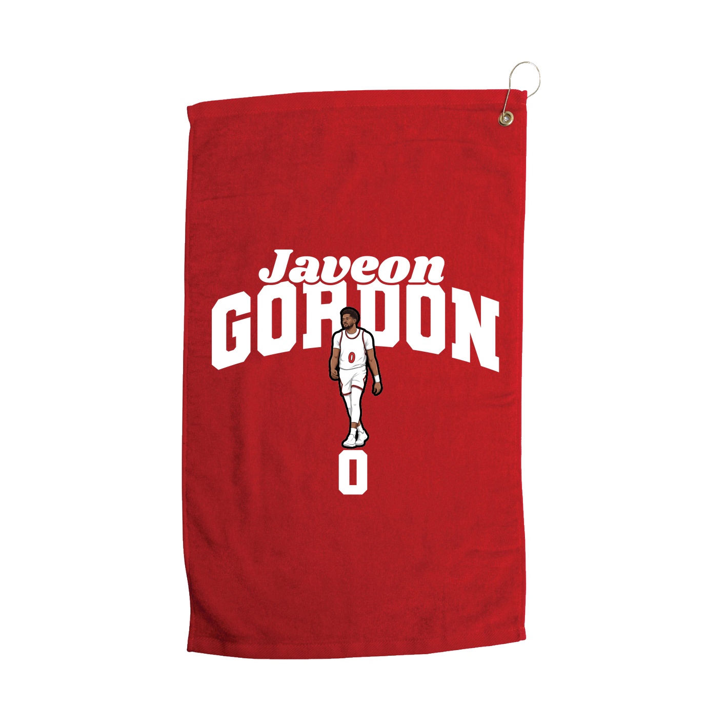 Golf Towel — Signature Arch in Red