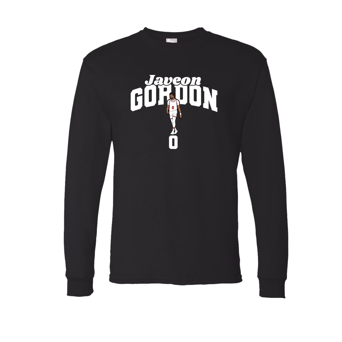 Long Sleeve Tee — Signature Arch in Black