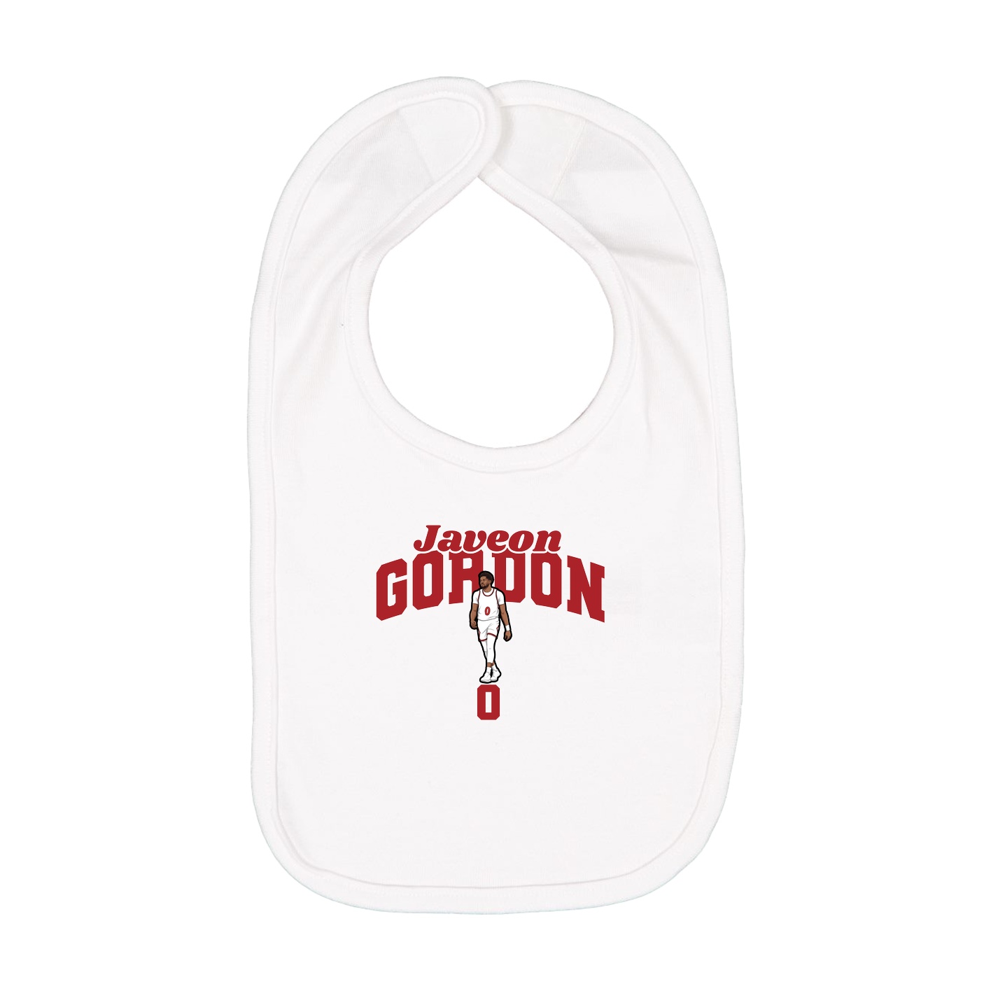 Infant Bib — Signature Arch in White