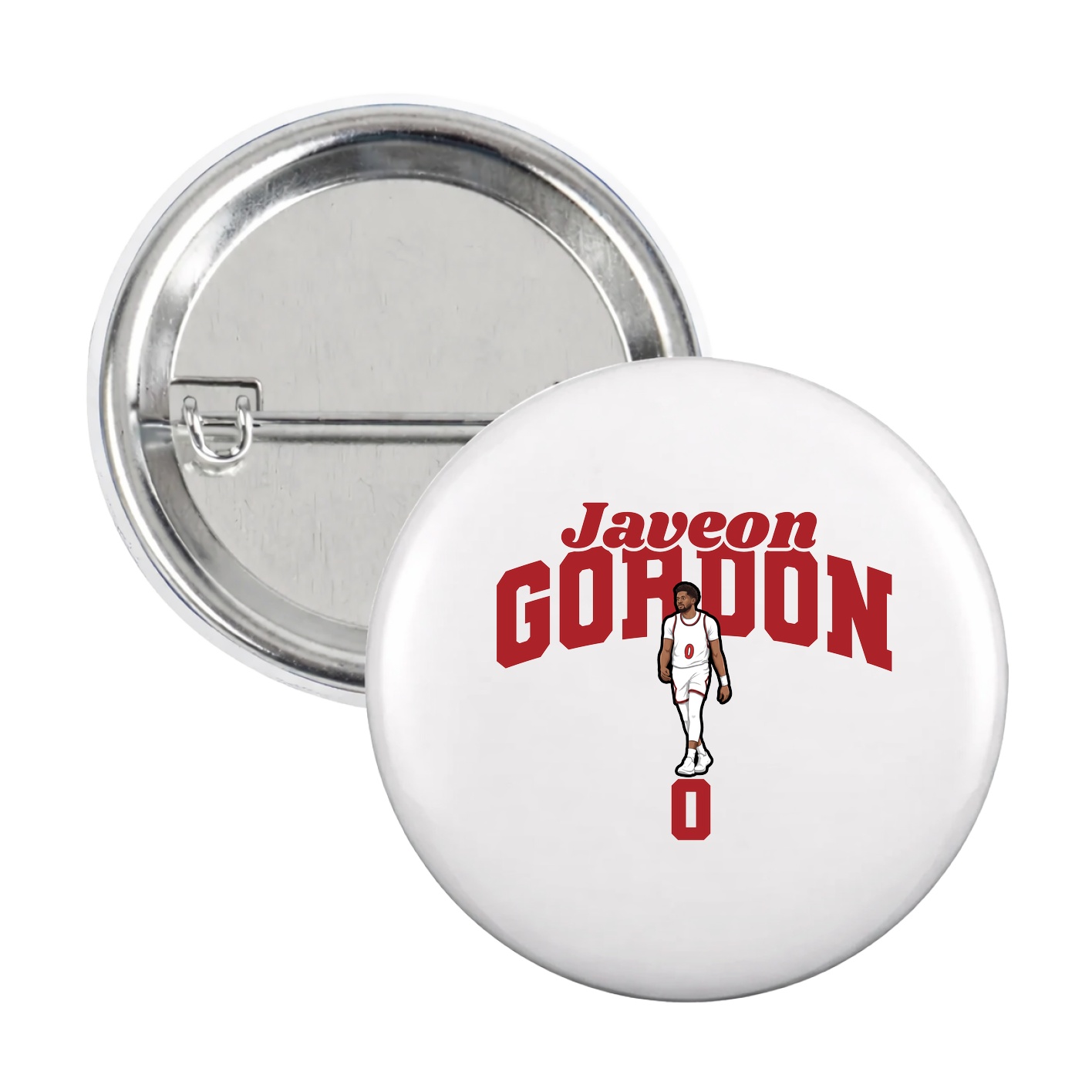 Game Day Button — Signature Arch in White