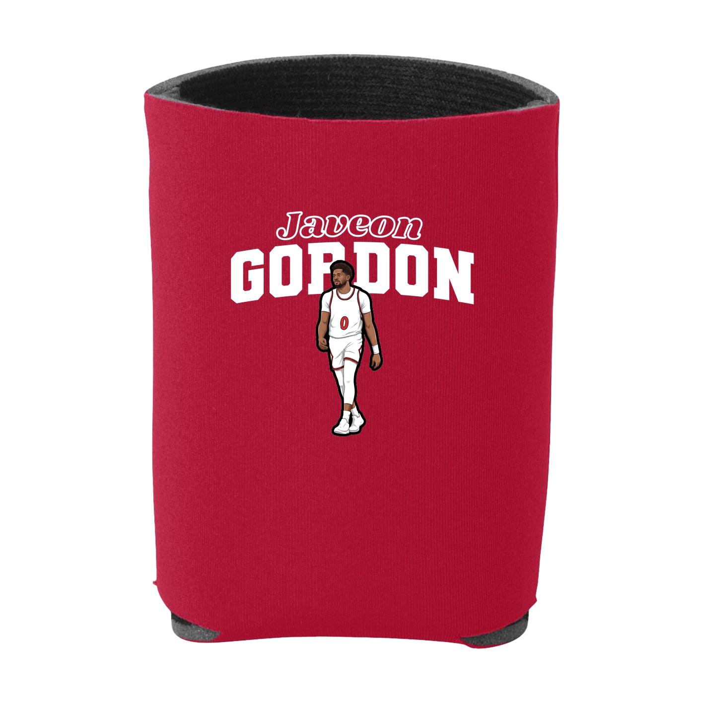 Can Holder — Name Arch in Red