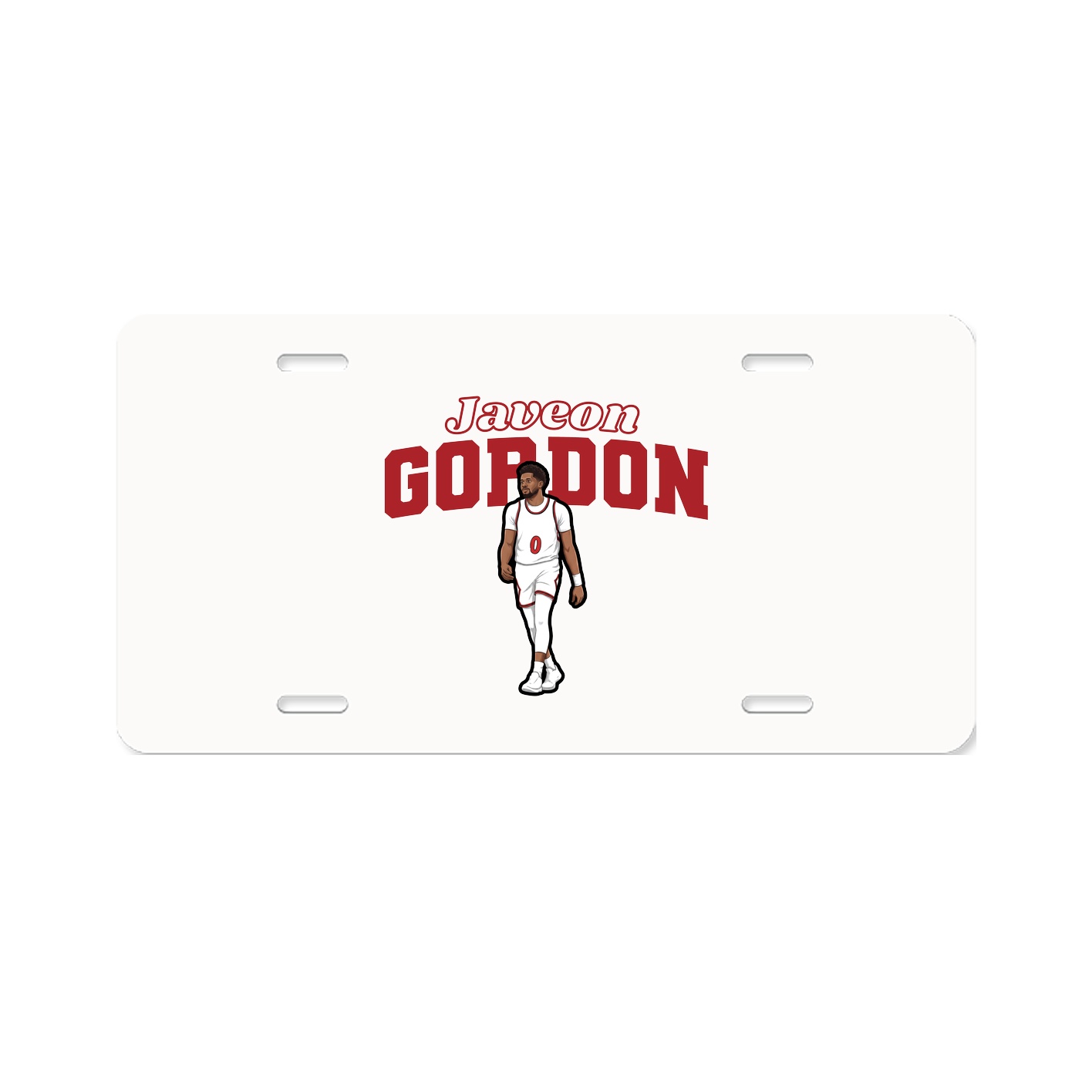 License Plate — Name Arch in Classic