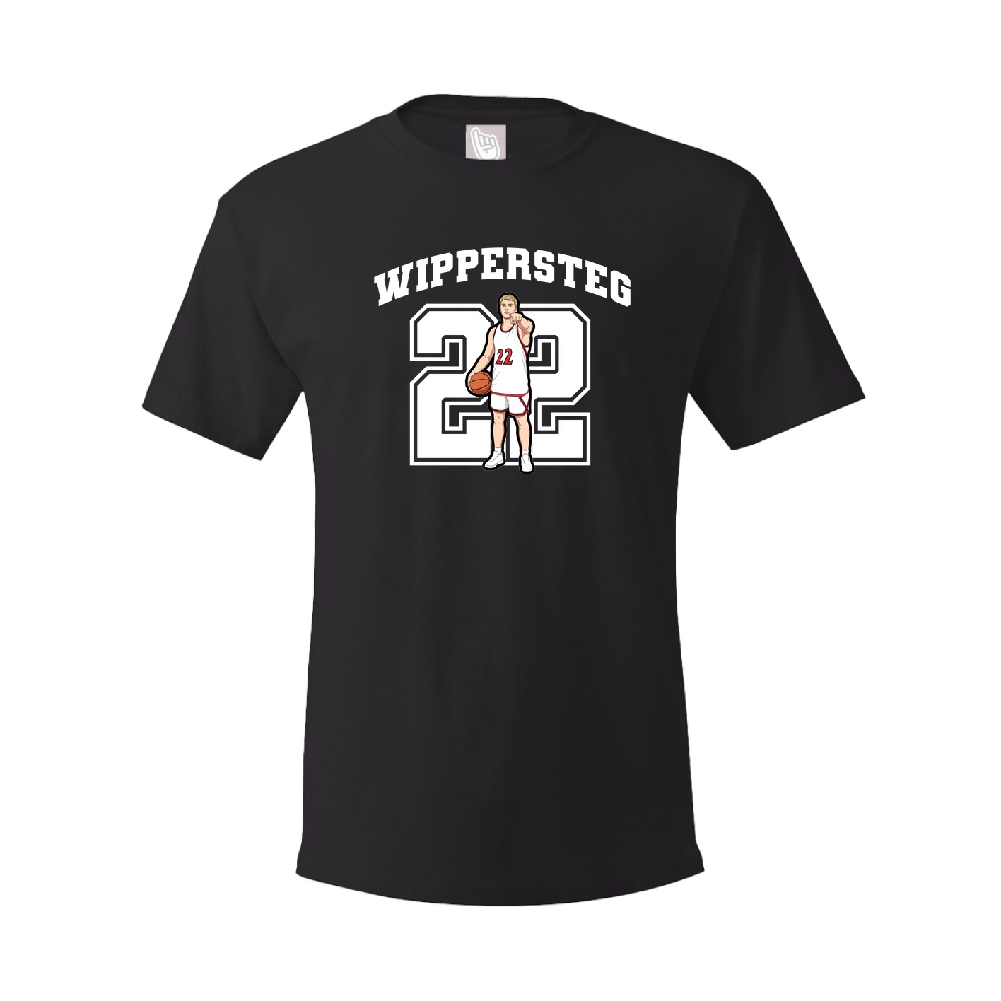 Youth Tee — Number in Black