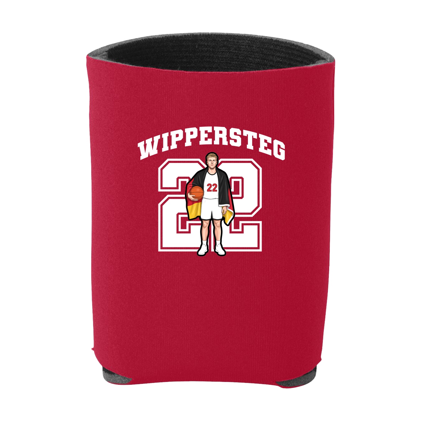 Can Holder — Number in Red
