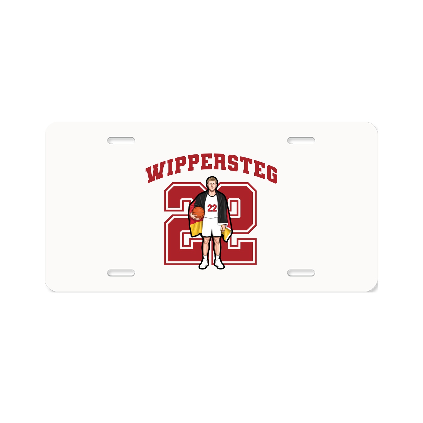 License Plate — Number in Classic