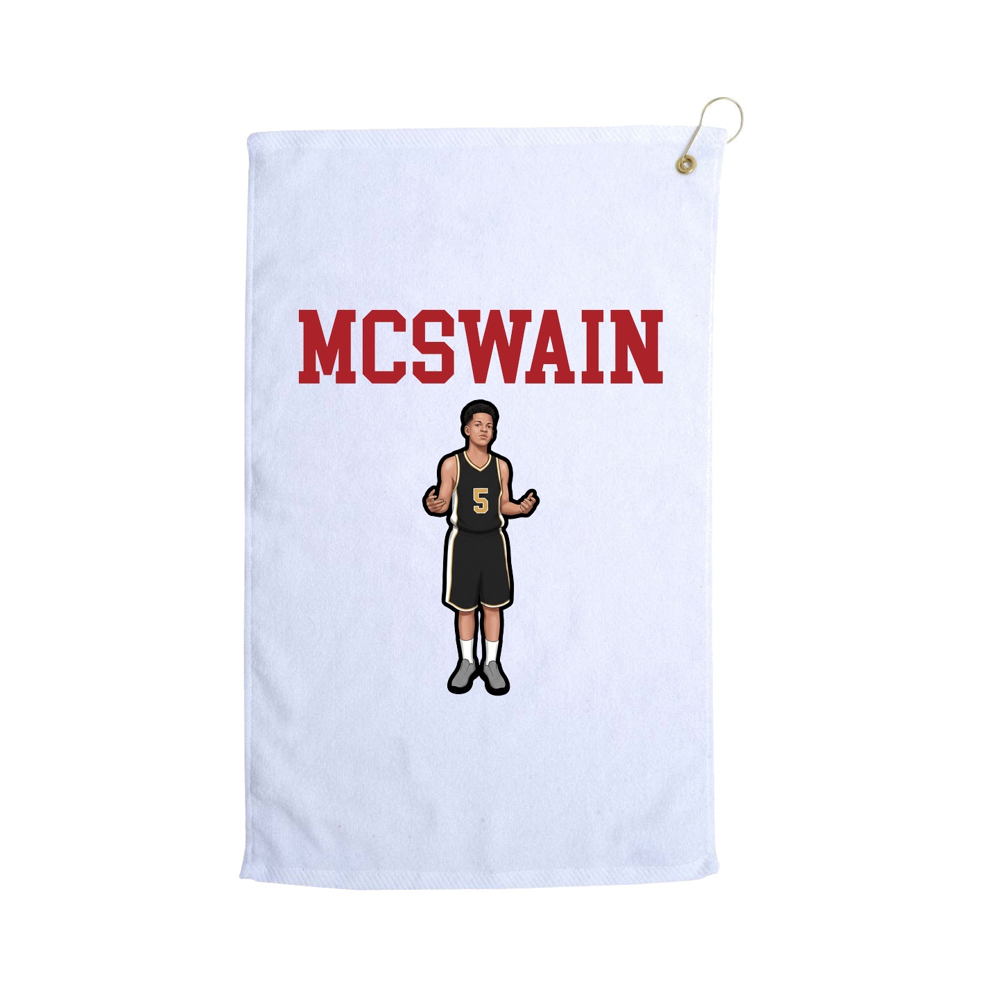 Golf Towel — Shirsey in White