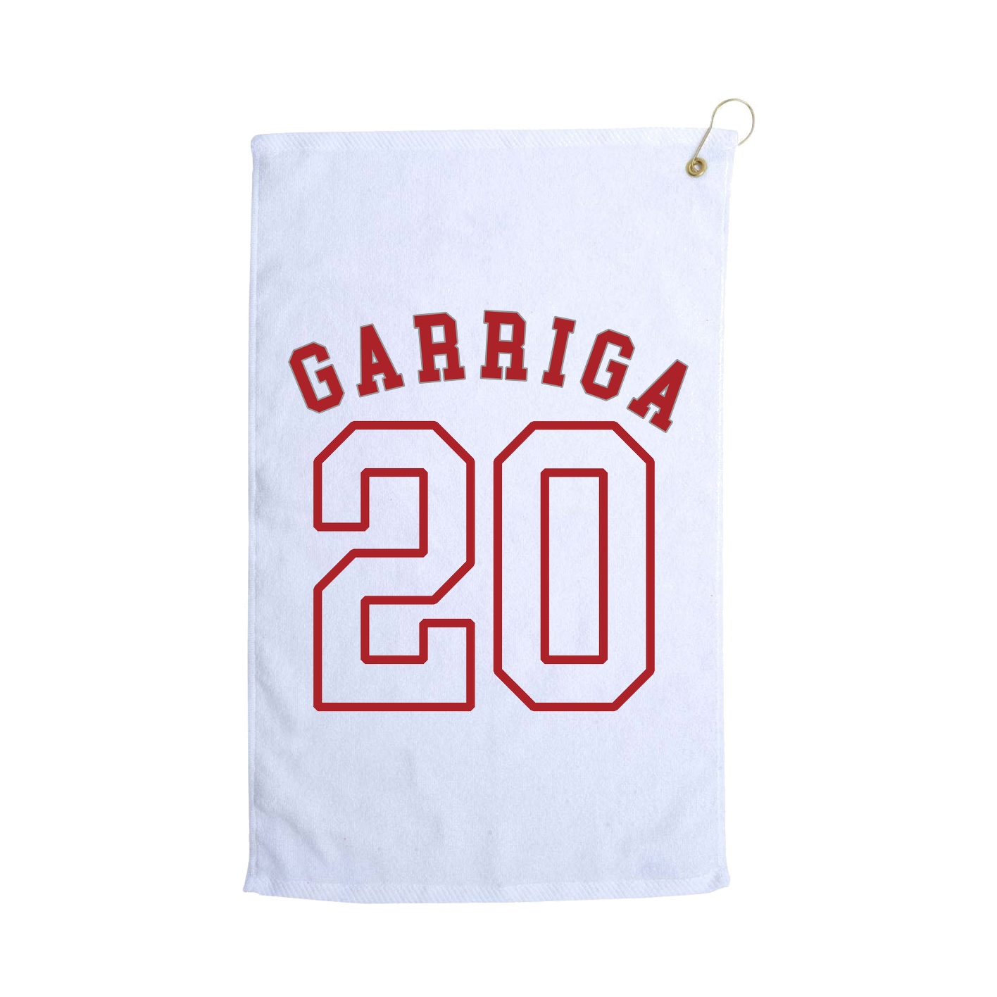 Golf Towel — Shirsey Arch in White