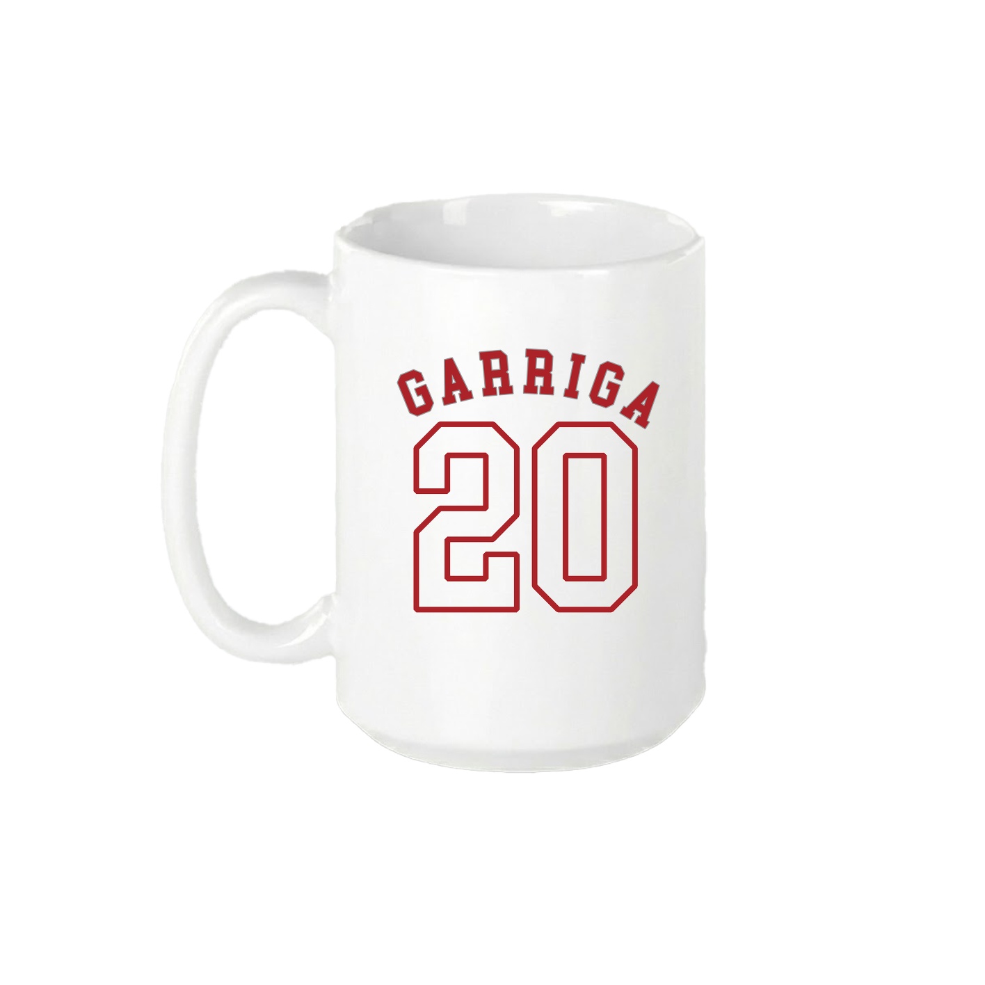 15oz Coffee Mug — Shirsey Arch in White
