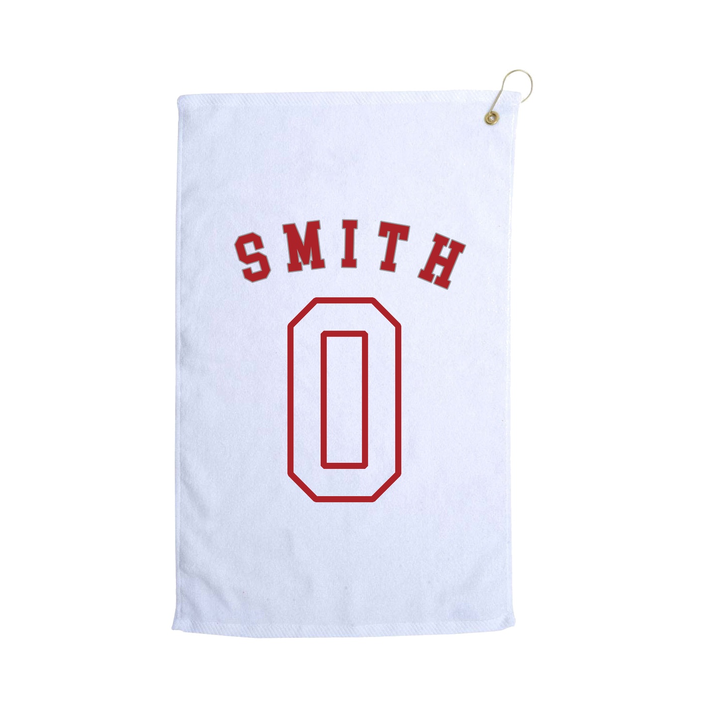 Golf Towel — Shirsey Arch in White