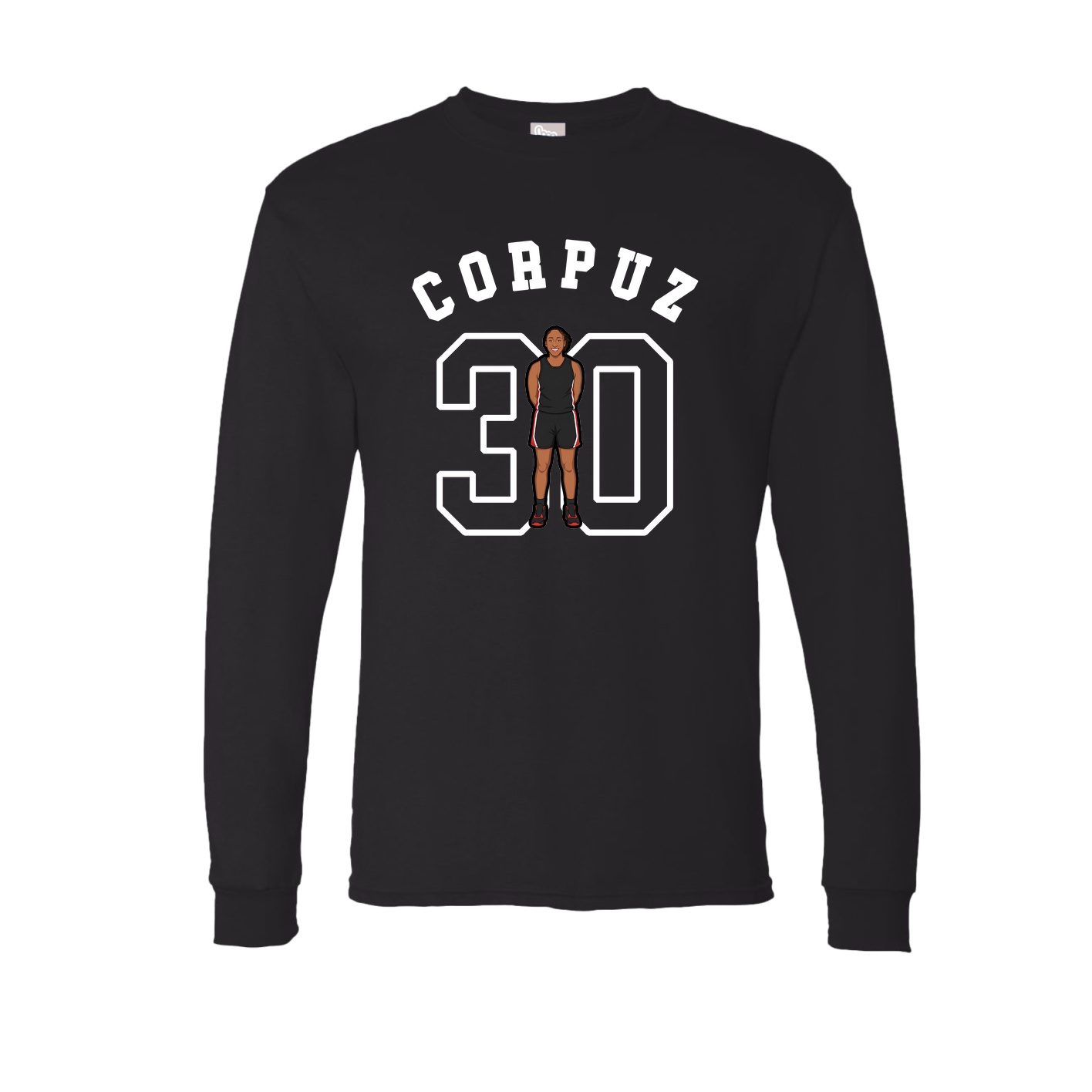 Long Sleeve Tee — Shirsey Arch in Black