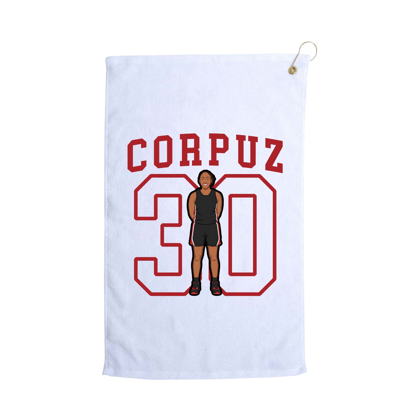 Golf Towel — Shirsey in White