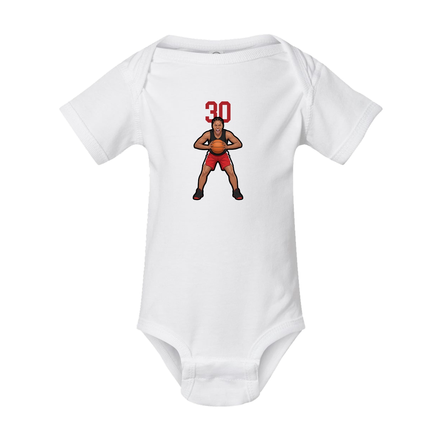 Baby Onesie — Number Top in White