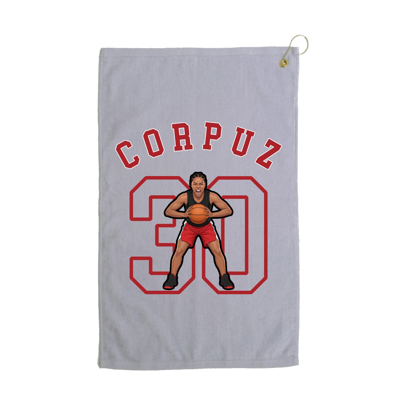 Golf Towel — Shirsey Arch in Grey