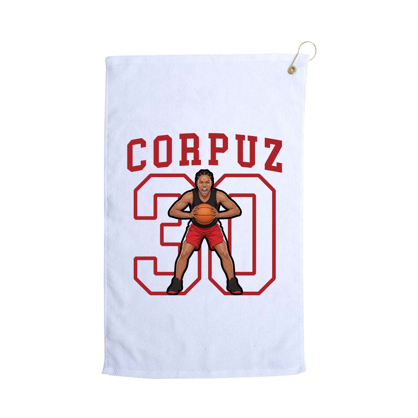 Golf Towel — Shirsey in White