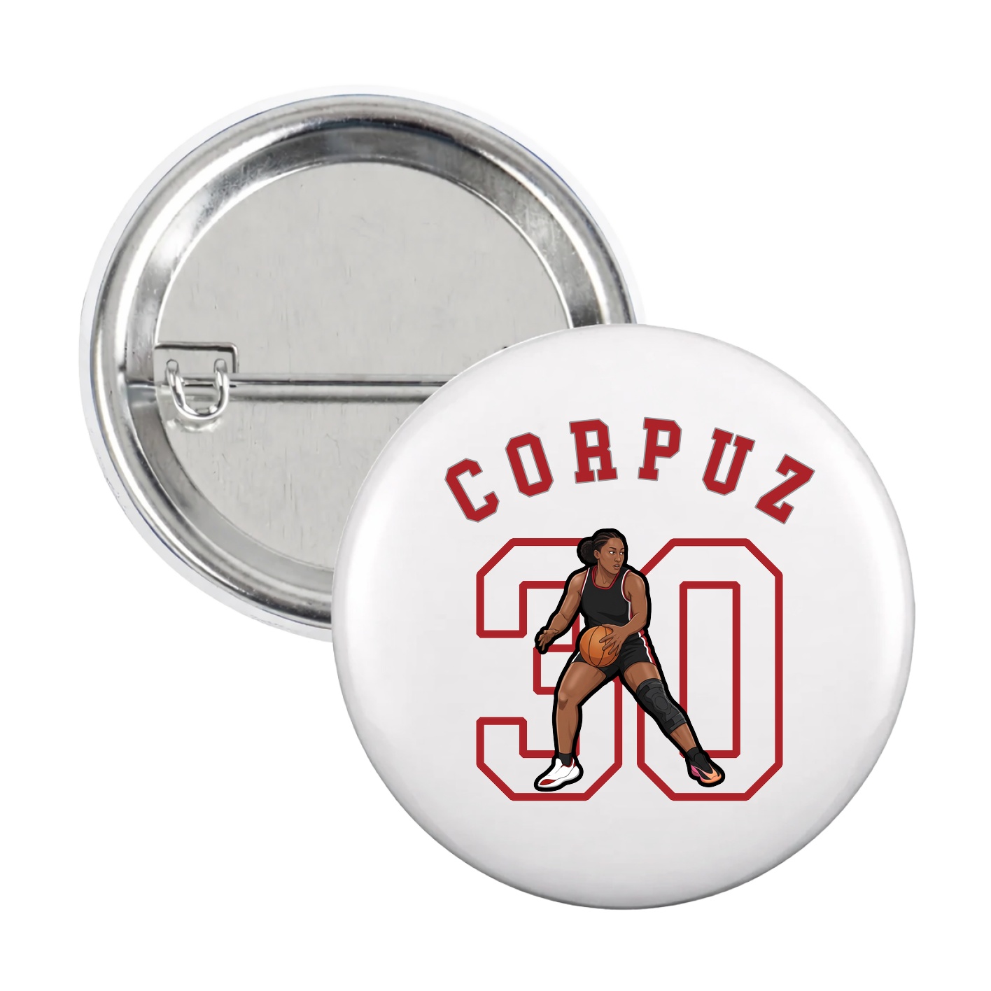 Game Day Button — Shirsey Arch in White