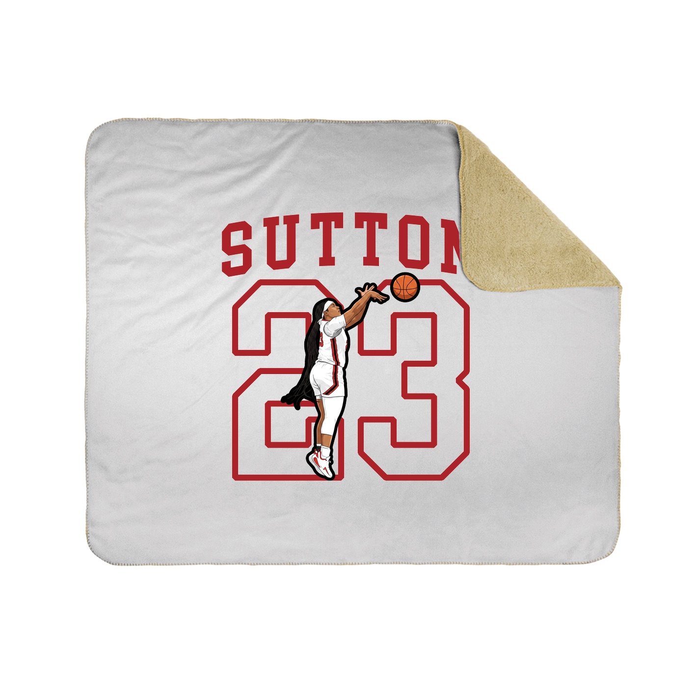 Throw Blanket — Shirsey in White