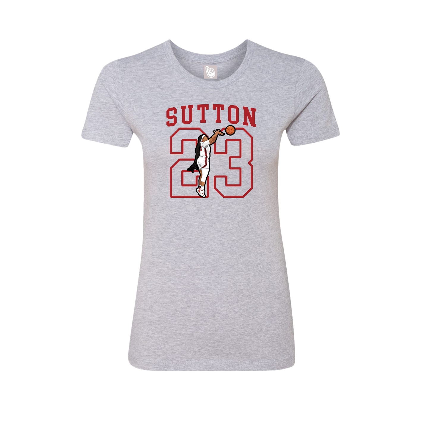 Fitted Women's Tee — Shirsey in Grey