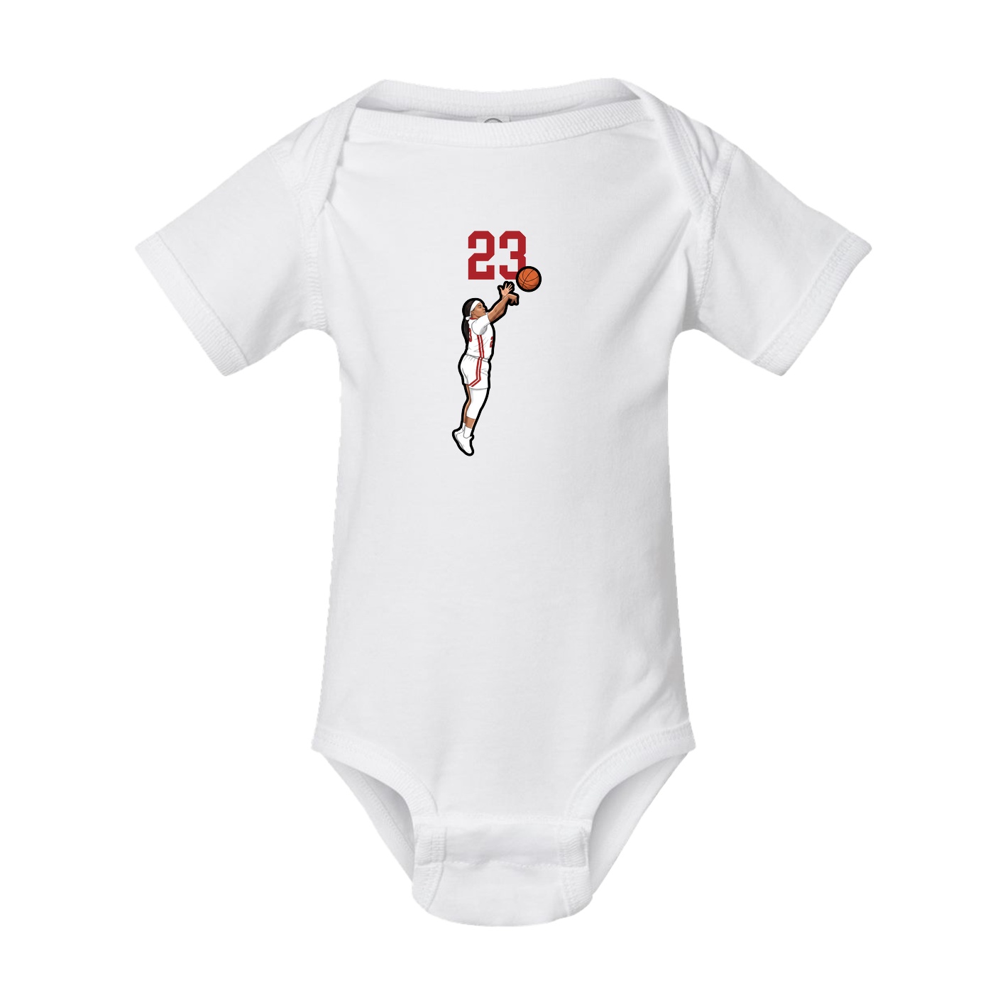 Baby Onesie — Number Top in White