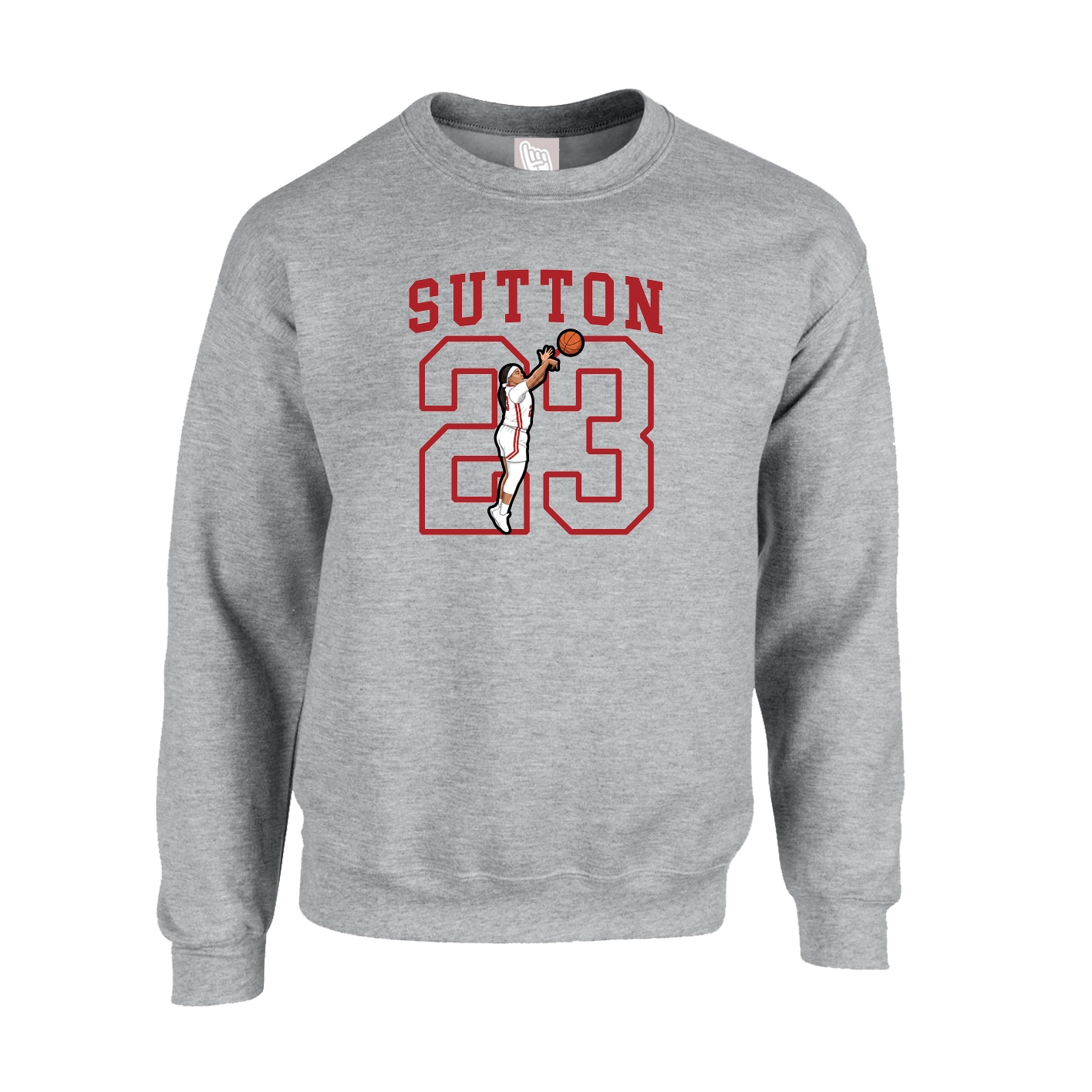 Fleece Crew — Shirsey in Grey