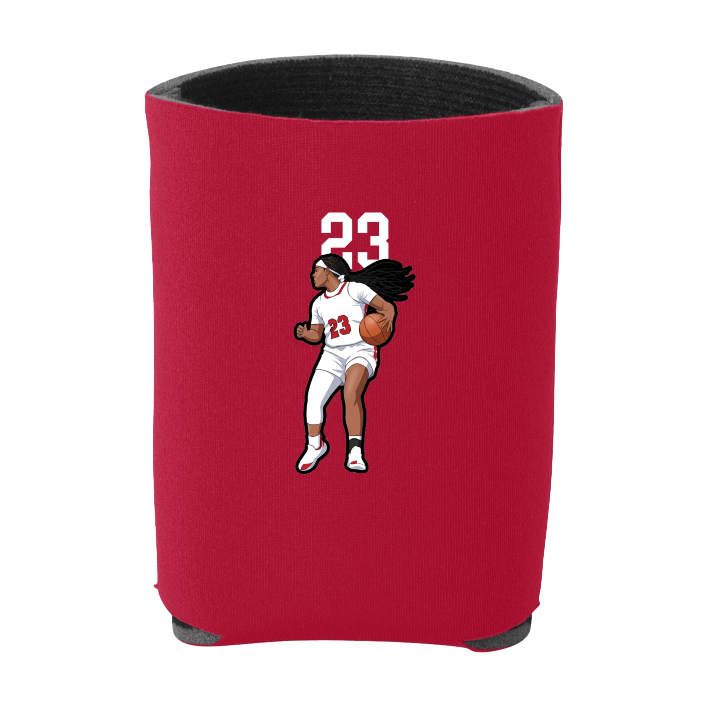 Can Holder — Number Top in Red