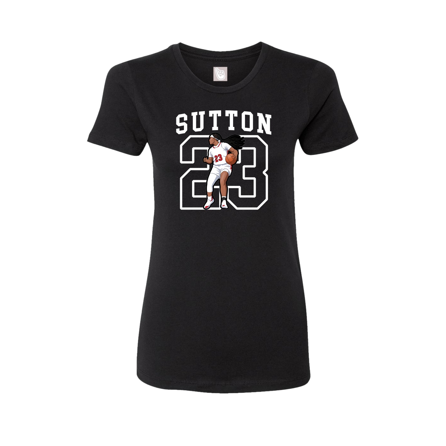 Fitted Women's Tee — Shirsey in Black